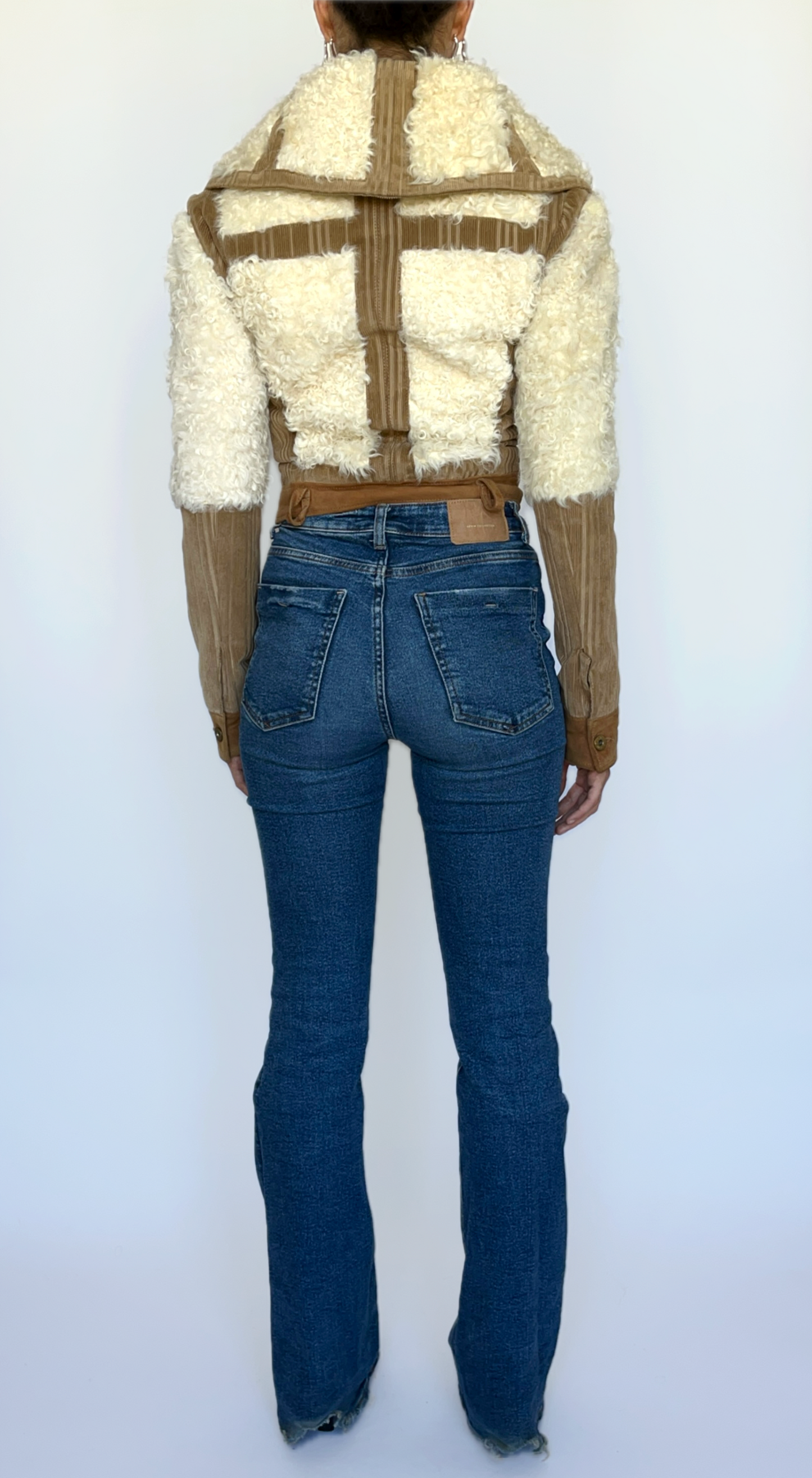 Dolce & Gabbana ~ Vintage Camel Shearling Fur Jacket