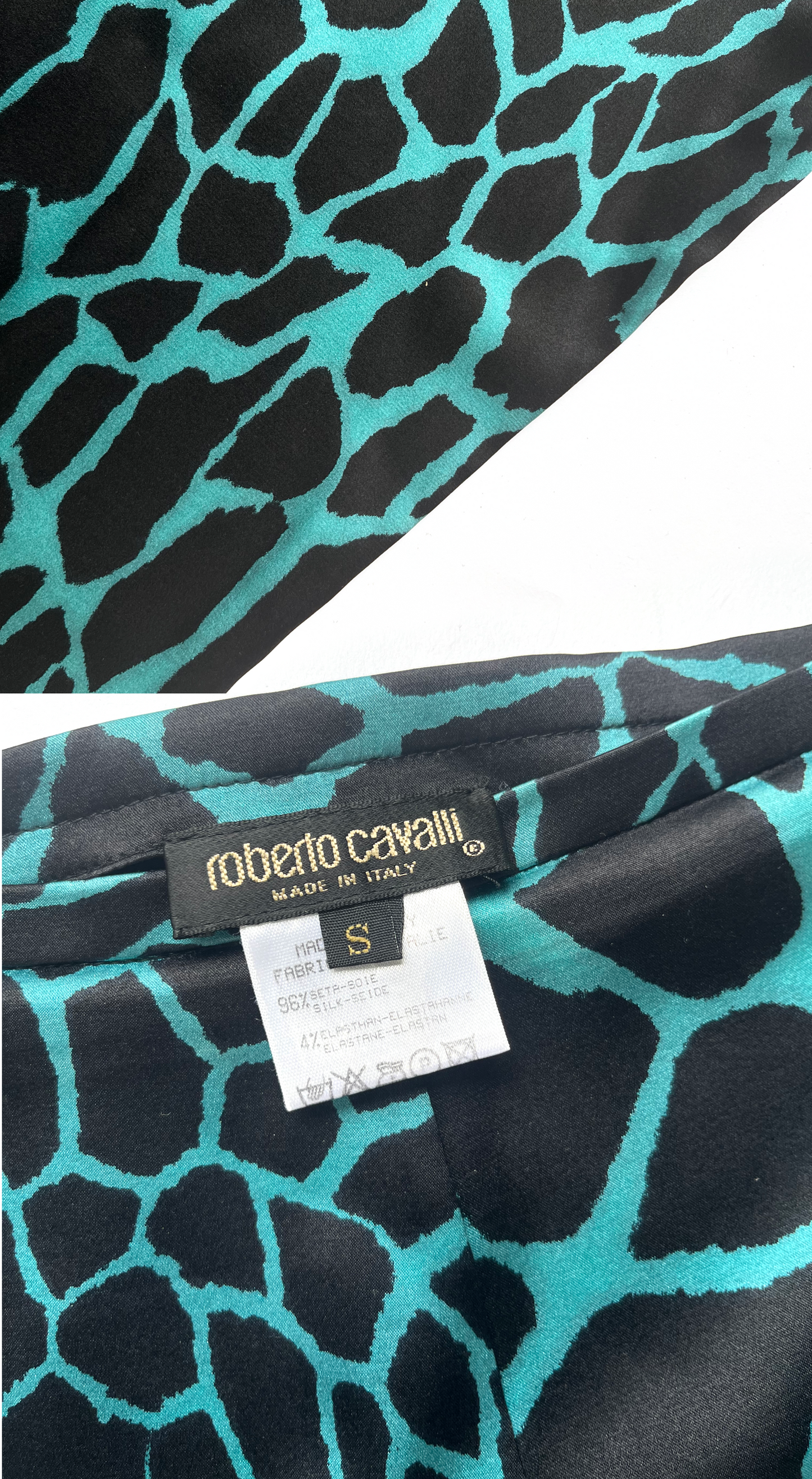 Roberto Cavalli ~ F/W 2000 Silk Giraffe Print Pants