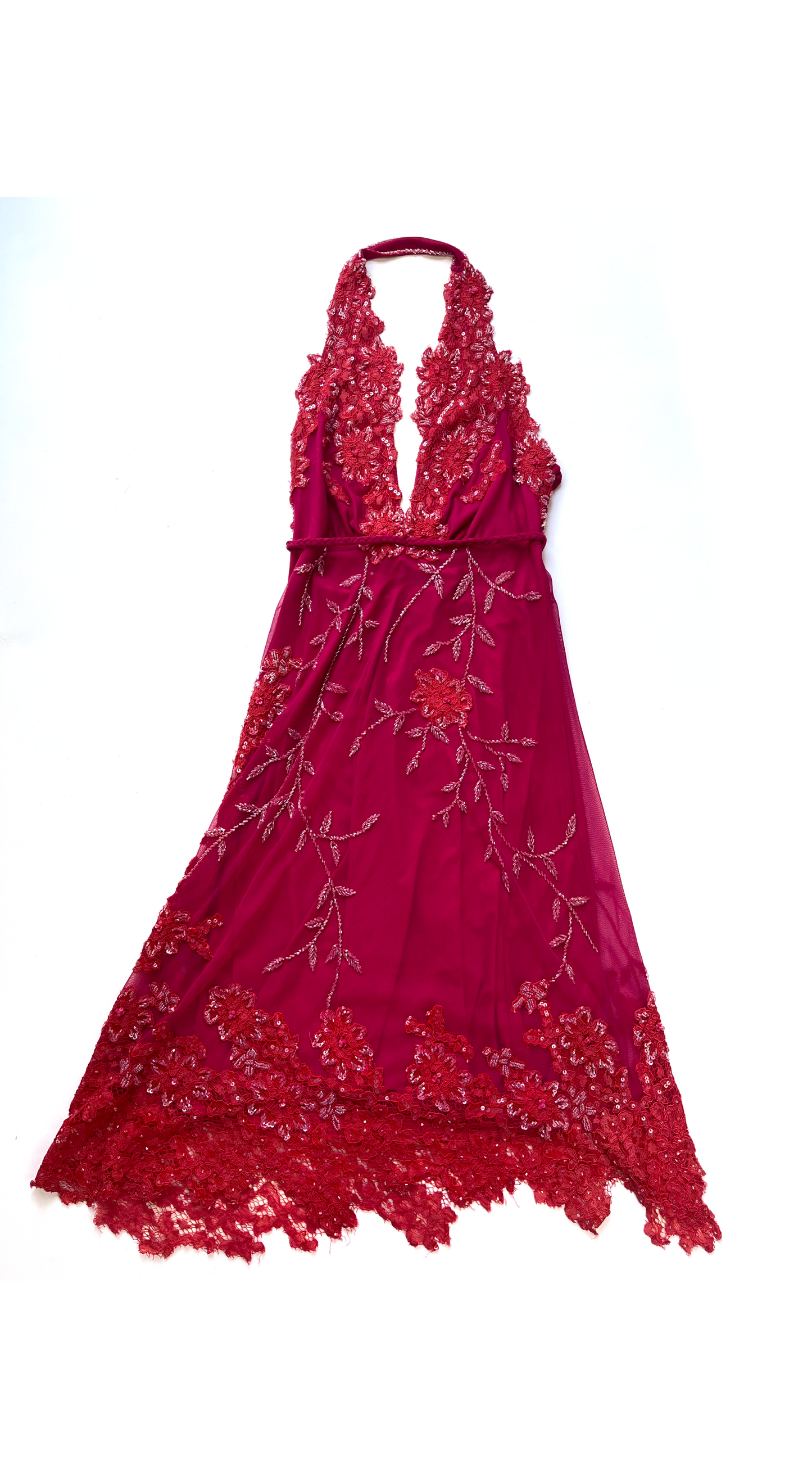 Aftershock ~ Y2K Hot Pink Embellished Dress