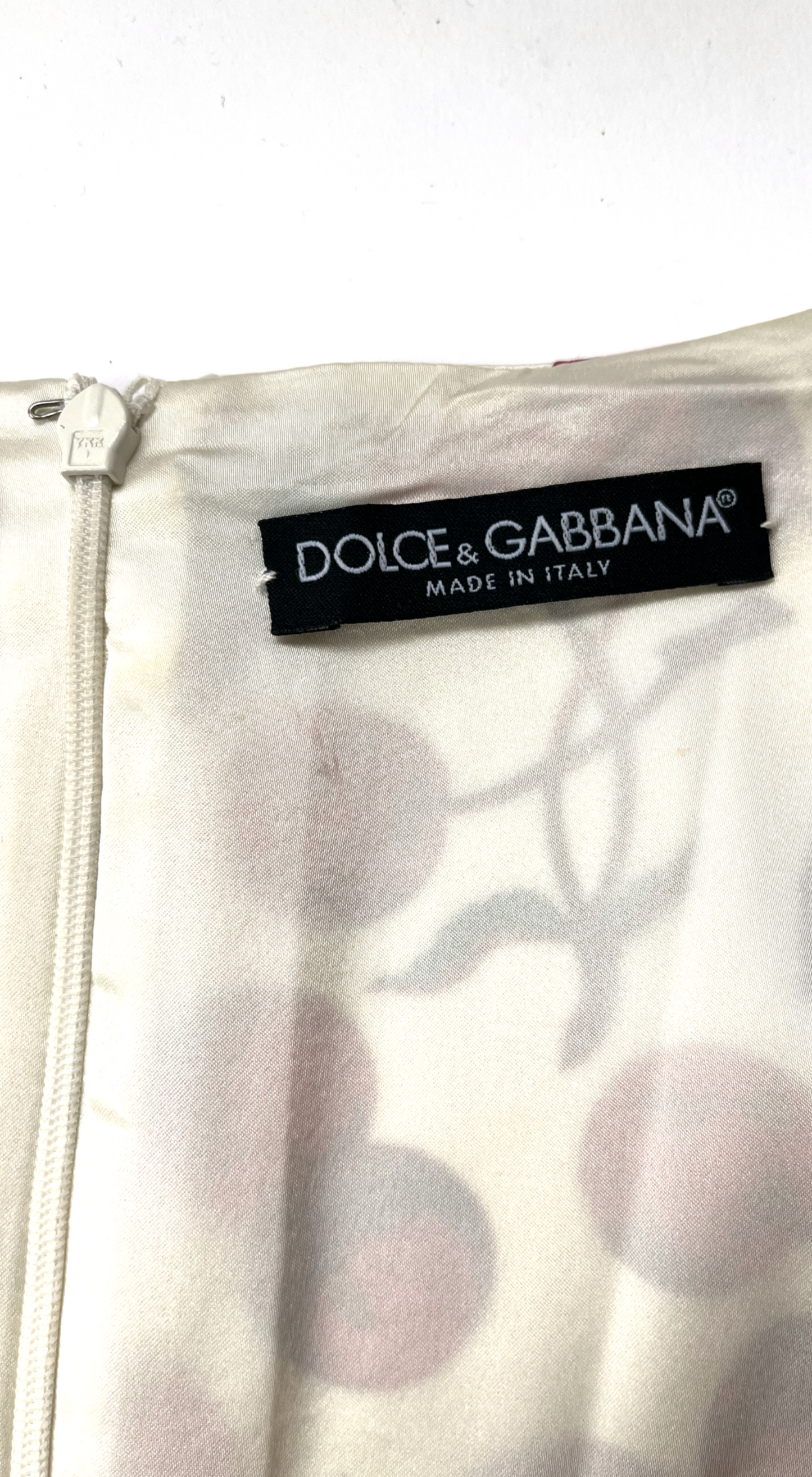 Dolce & Gabbana ~ Runway FW 1996 Cherry Print Midi Dress