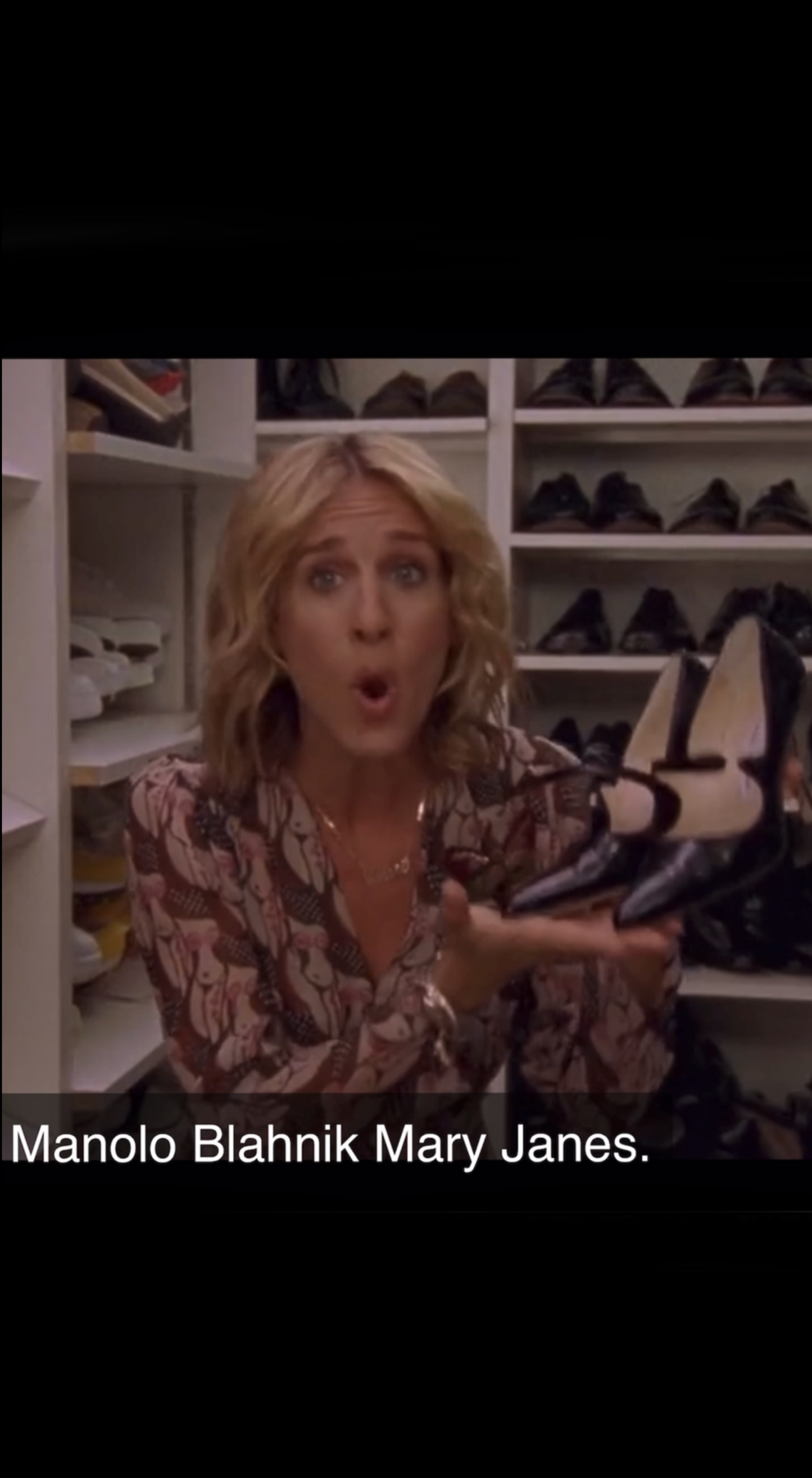 Manolo Blahnik ~ Black Patent Leather Mary Janes