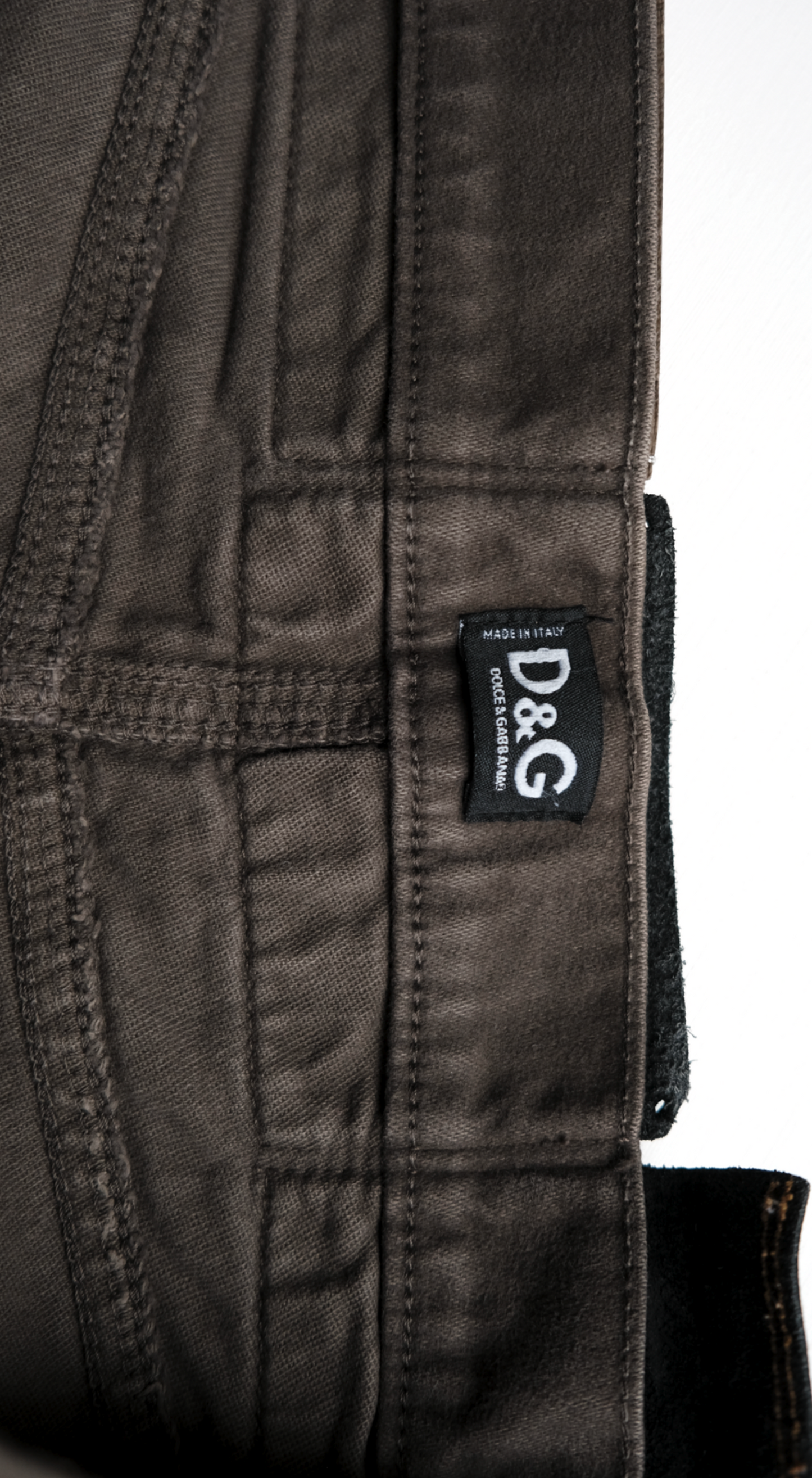 Dolce & Gabbana ~ 2000s Logo Patch Mini Jeans Skirt