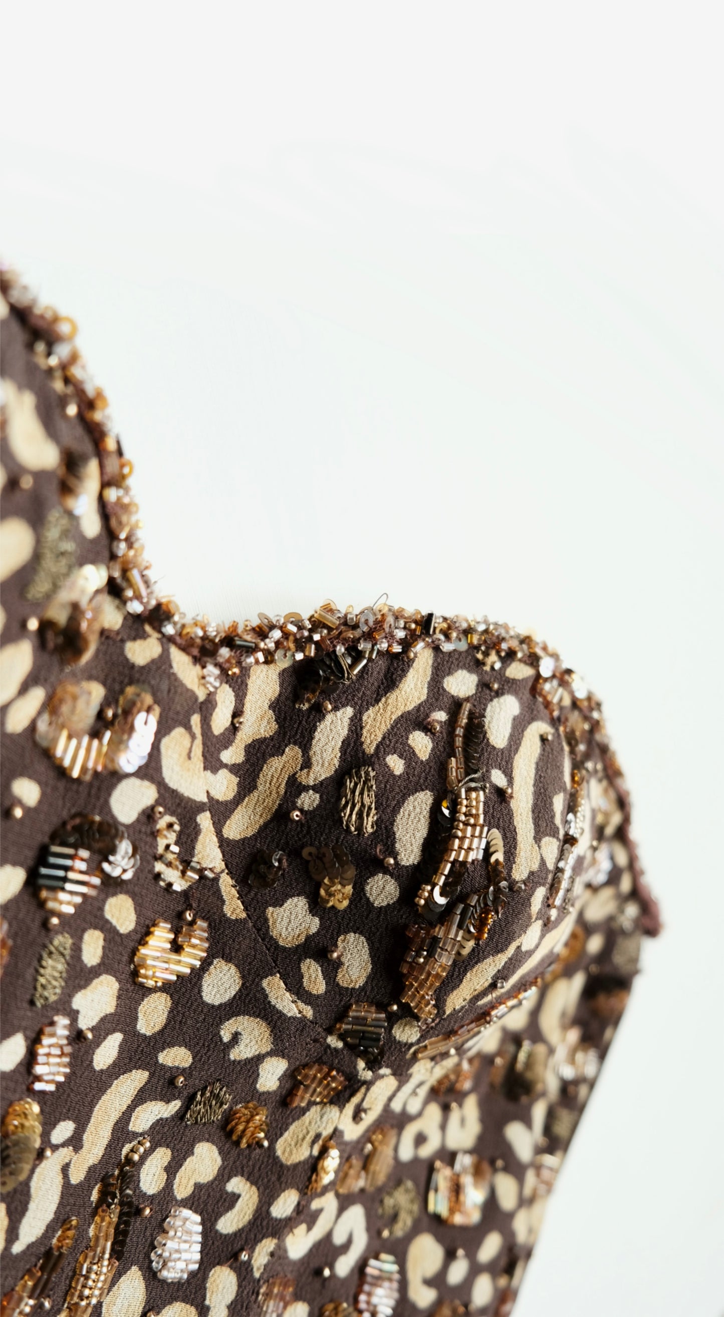 Emanuel Ungaro ~ Vintage Pearl Embellished Bustier