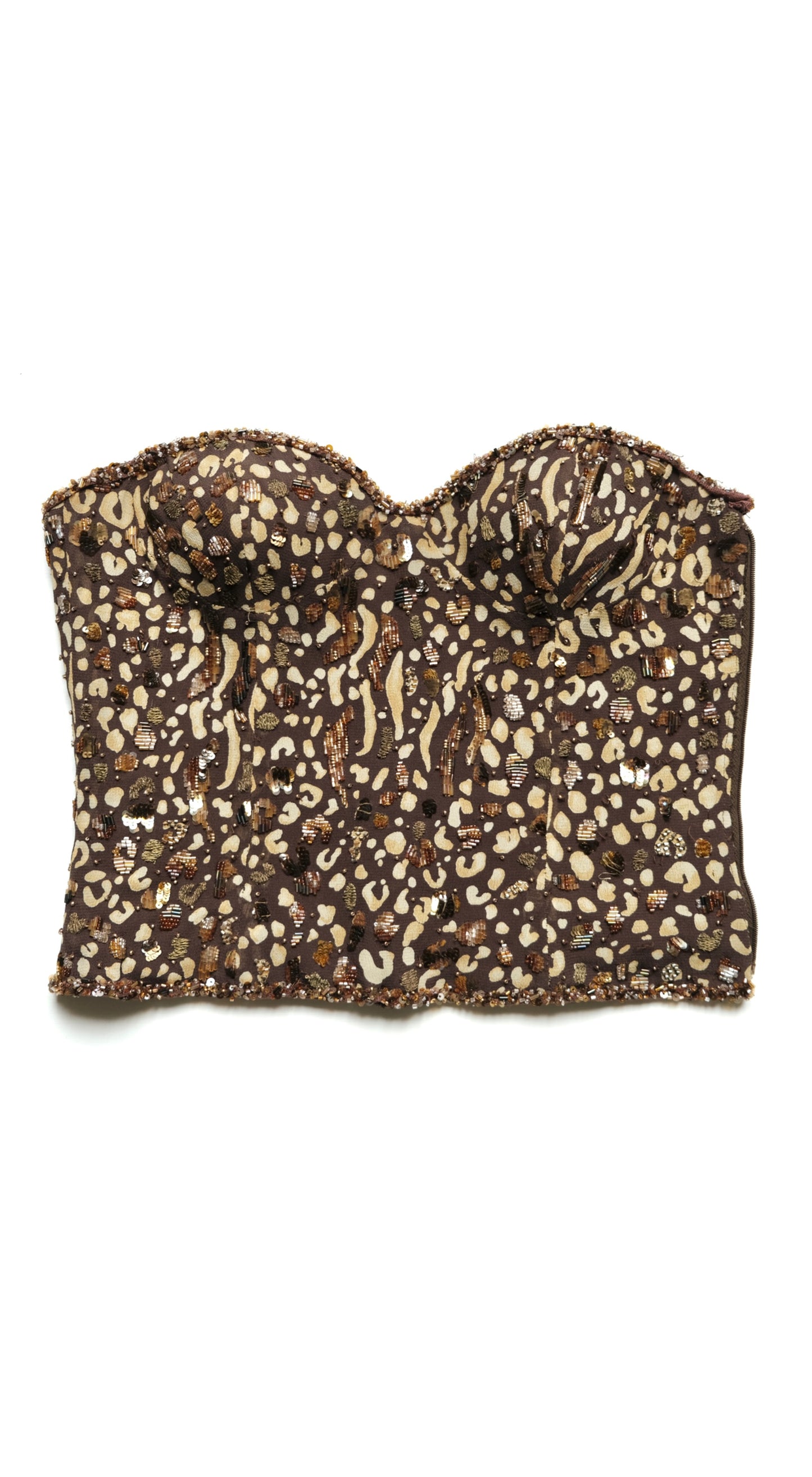 Emanuel Ungaro ~ Vintage Pearl Embellished Bustier