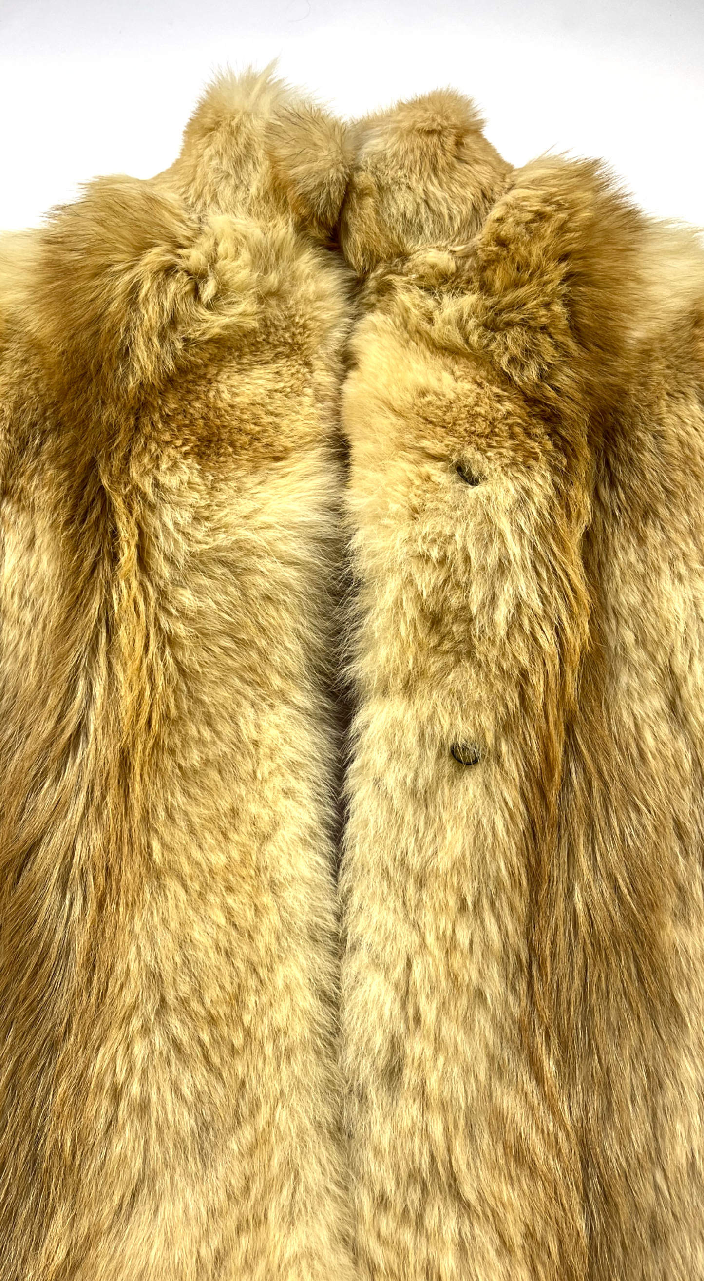 Betty Barclay ~ Vintage Beige-Brown Fox Fur Coat