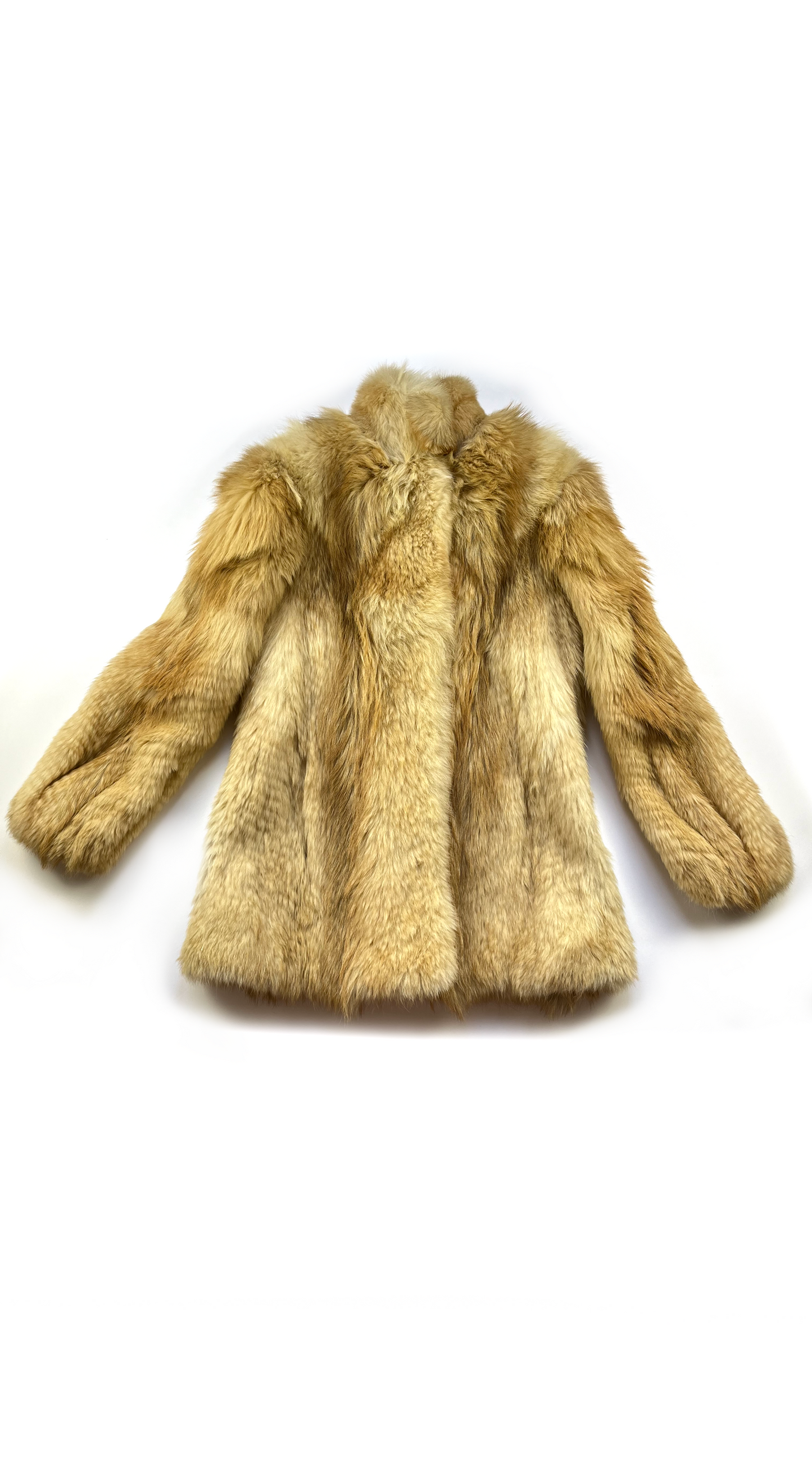 Betty Barclay ~ Vintage Beige-Brown Fox Fur Coat