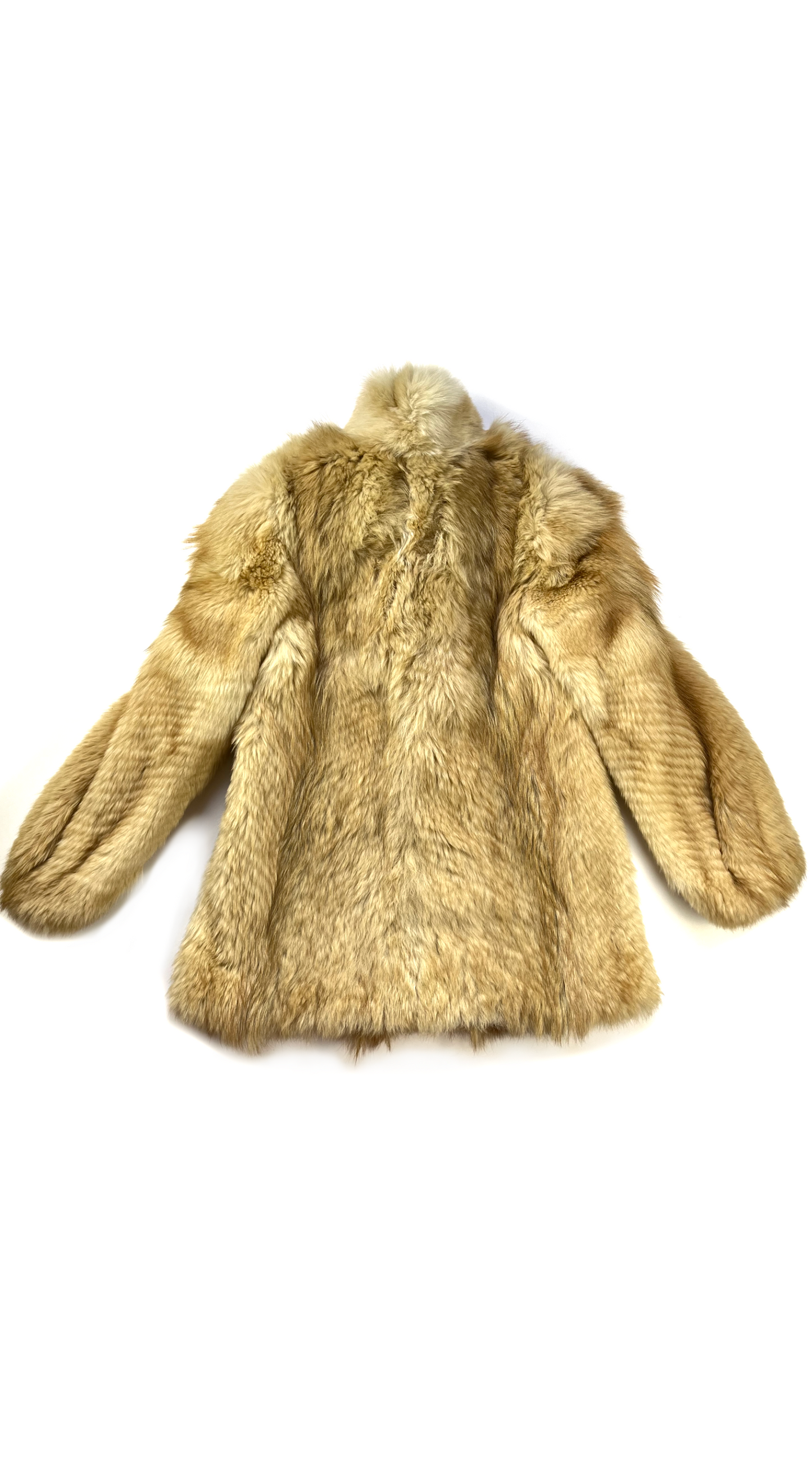 Betty Barclay ~ Vintage Beige-Brown Fox Fur Coat