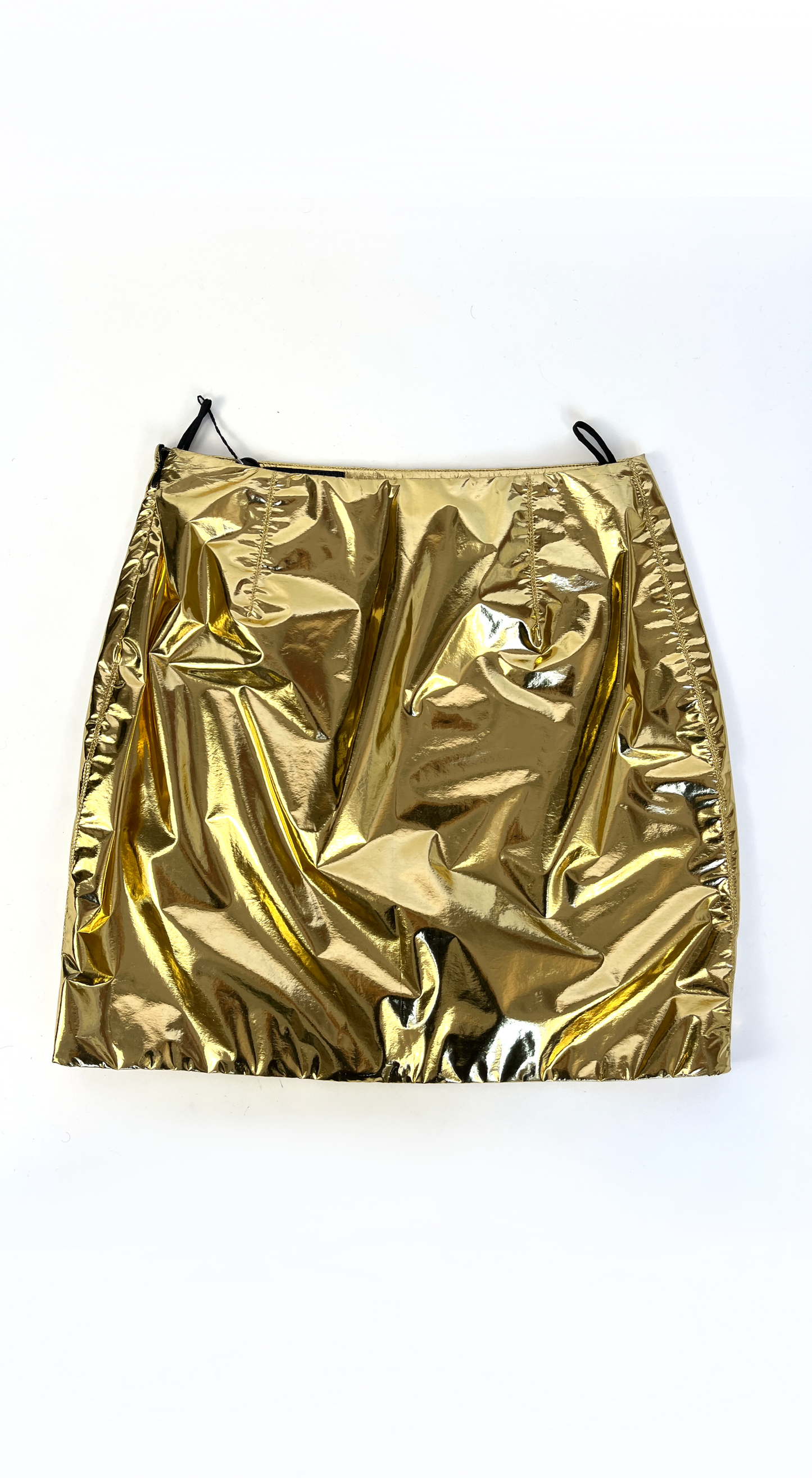 Istante by Gianni Versace ~ Runway 1994 Gold Mini Skirt