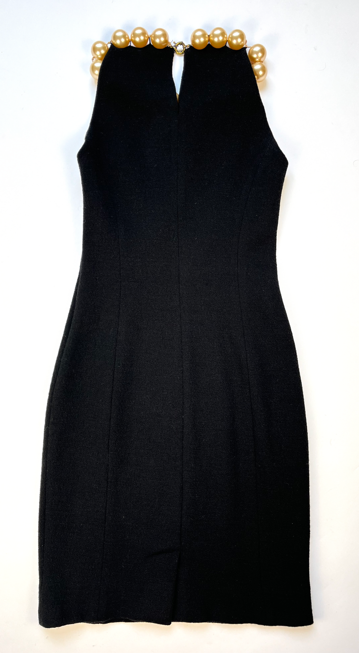 Moschino ~ 1990s Pearl Necklace Dress