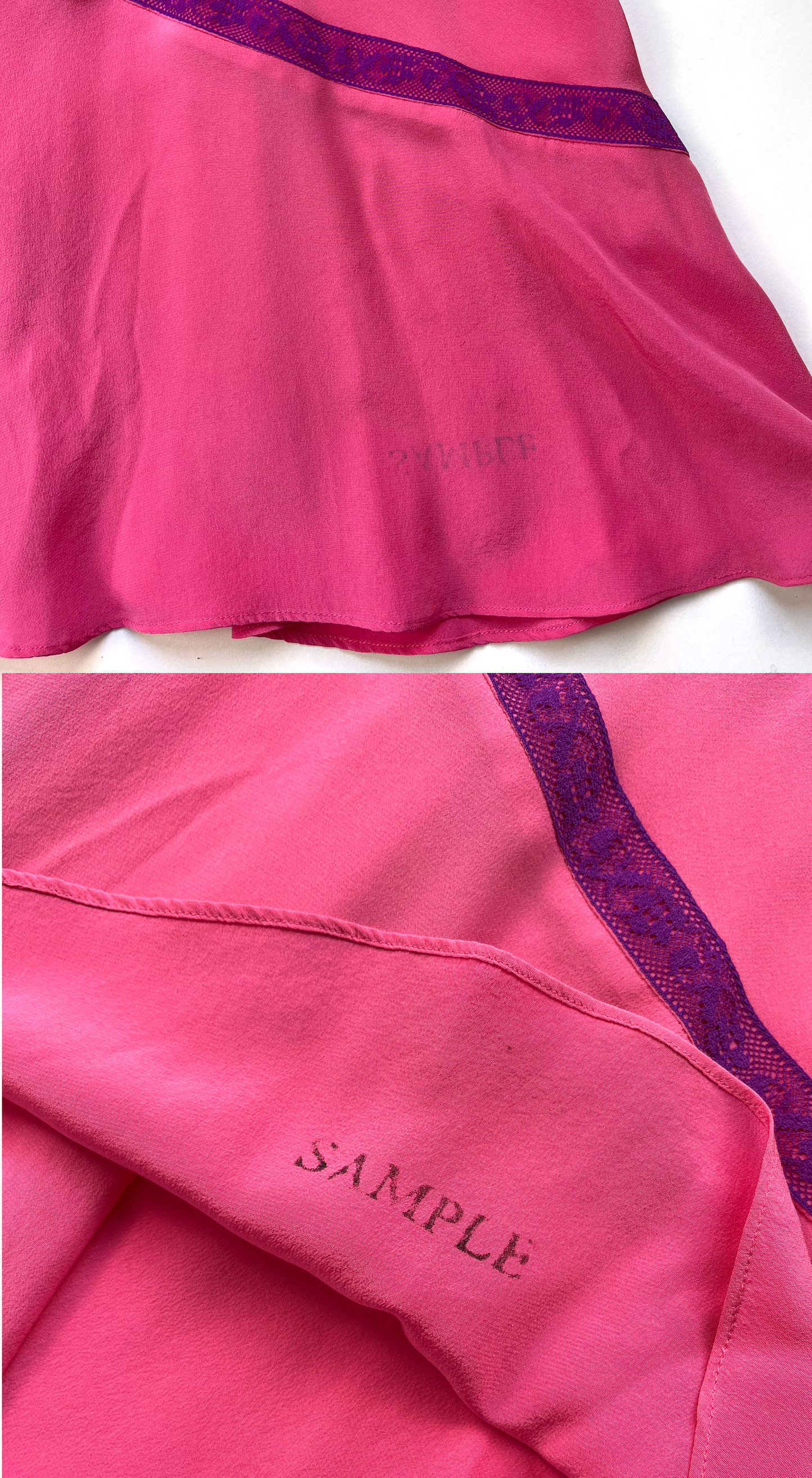 Betsey Johnson ~ 2000s Pink Lace Dress
