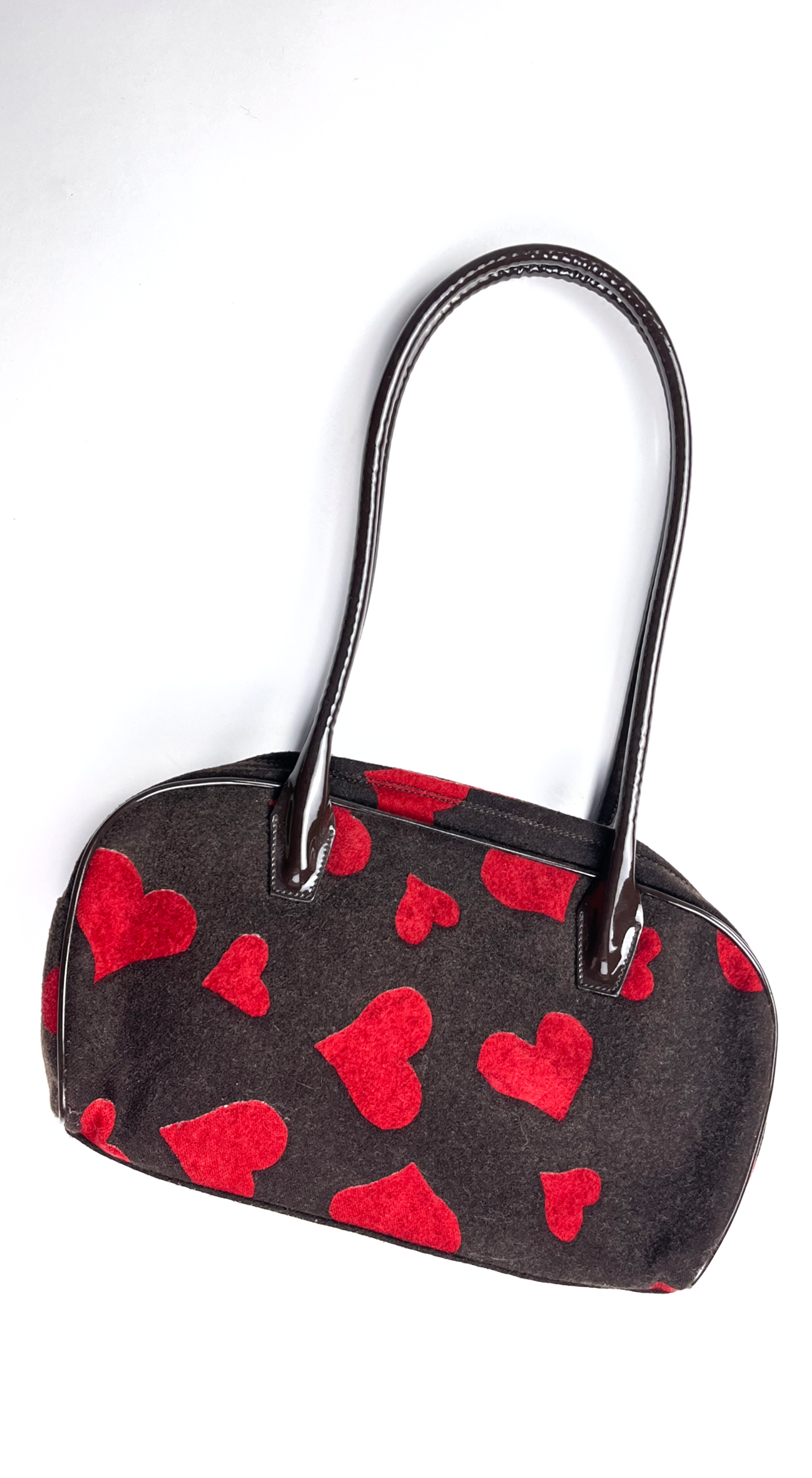 Blugirl Blumarine ~ 2001 Brown Heart Print Bag