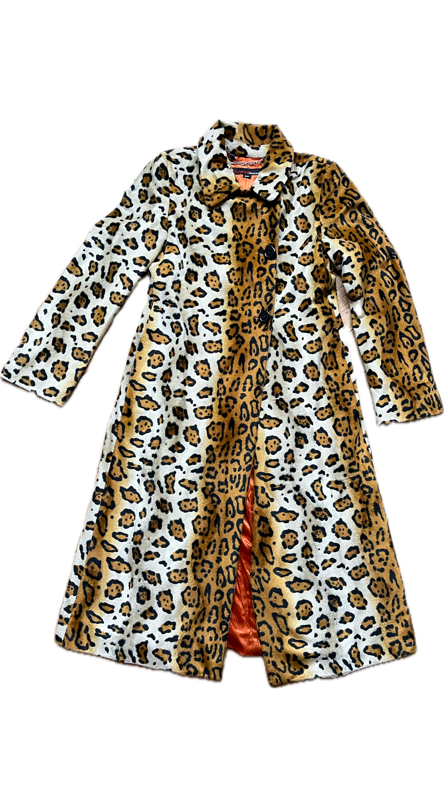 Miss Sixty ~ 2000s Soft Leopard Print Long Coat