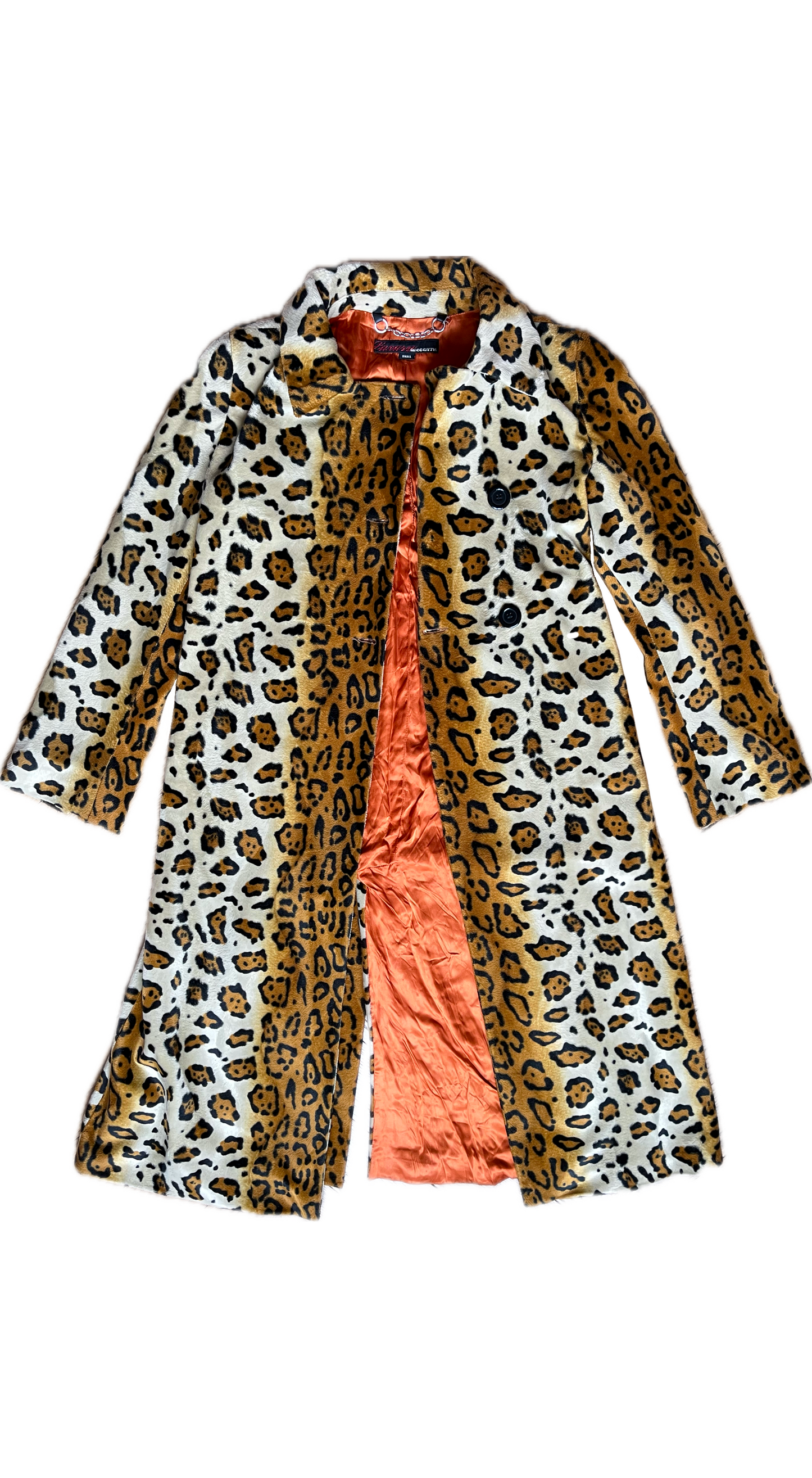 Miss Sixty ~ 2000s Soft Leopard Print Long Coat