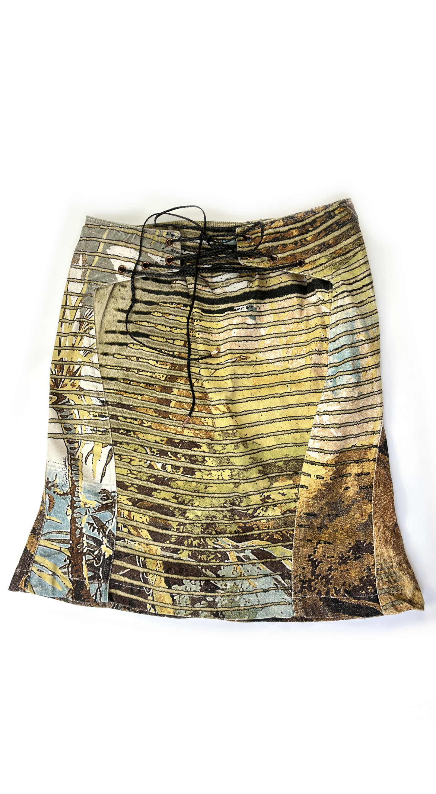 Roberto Cavalli ~ Runway S/S 2002 Lion Print Skirt