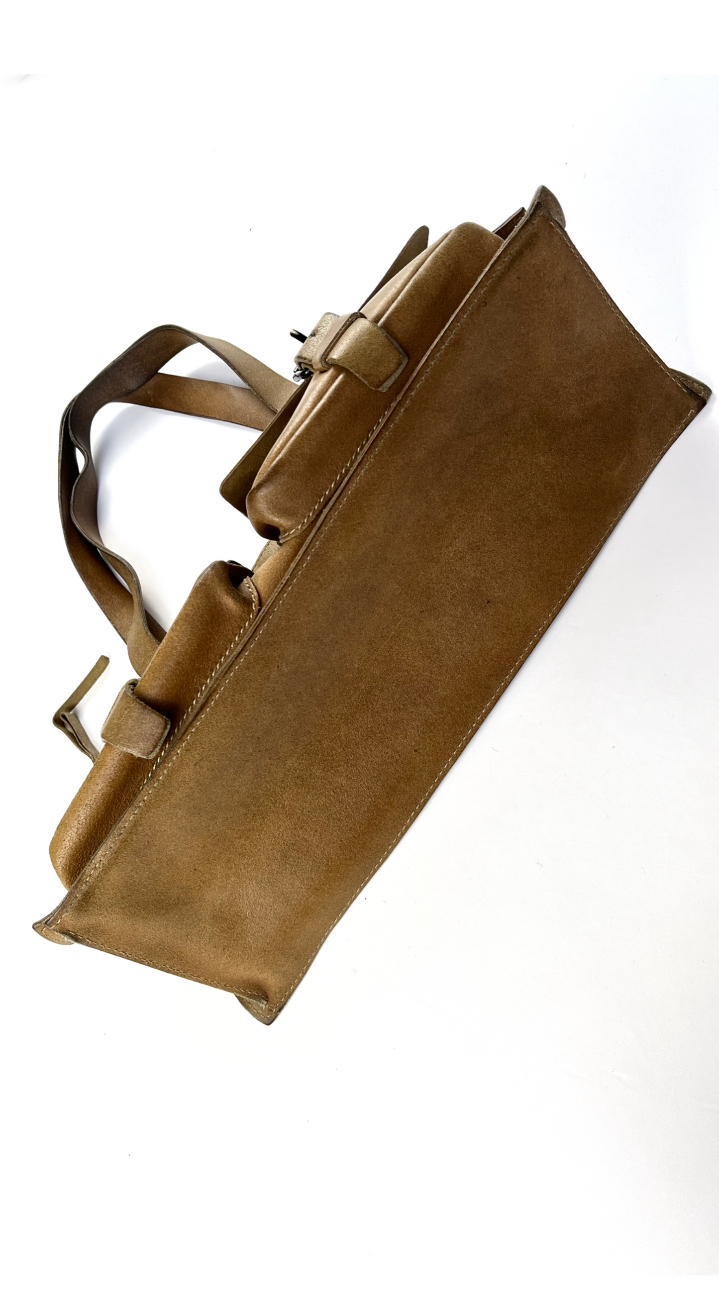 Miu Miu ~ 1990s Brown Leather Handbag