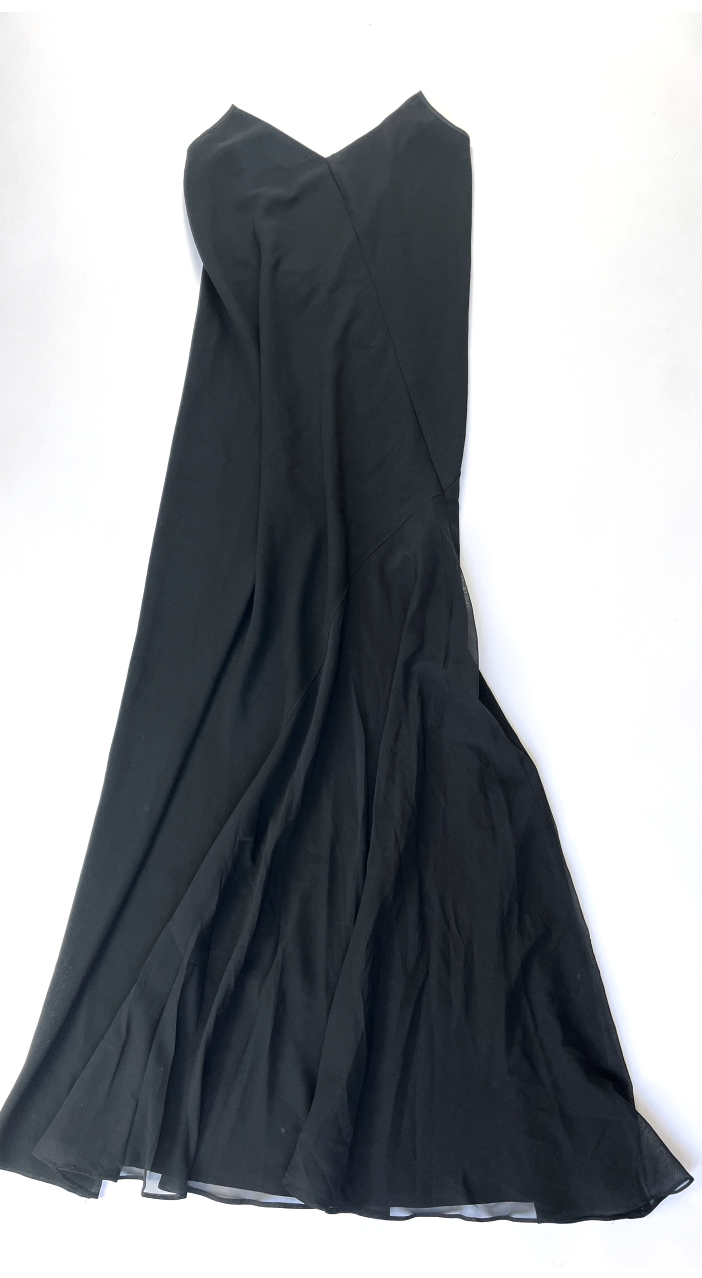 DKNY ~ Runway SS 2014 Long Black Dress
