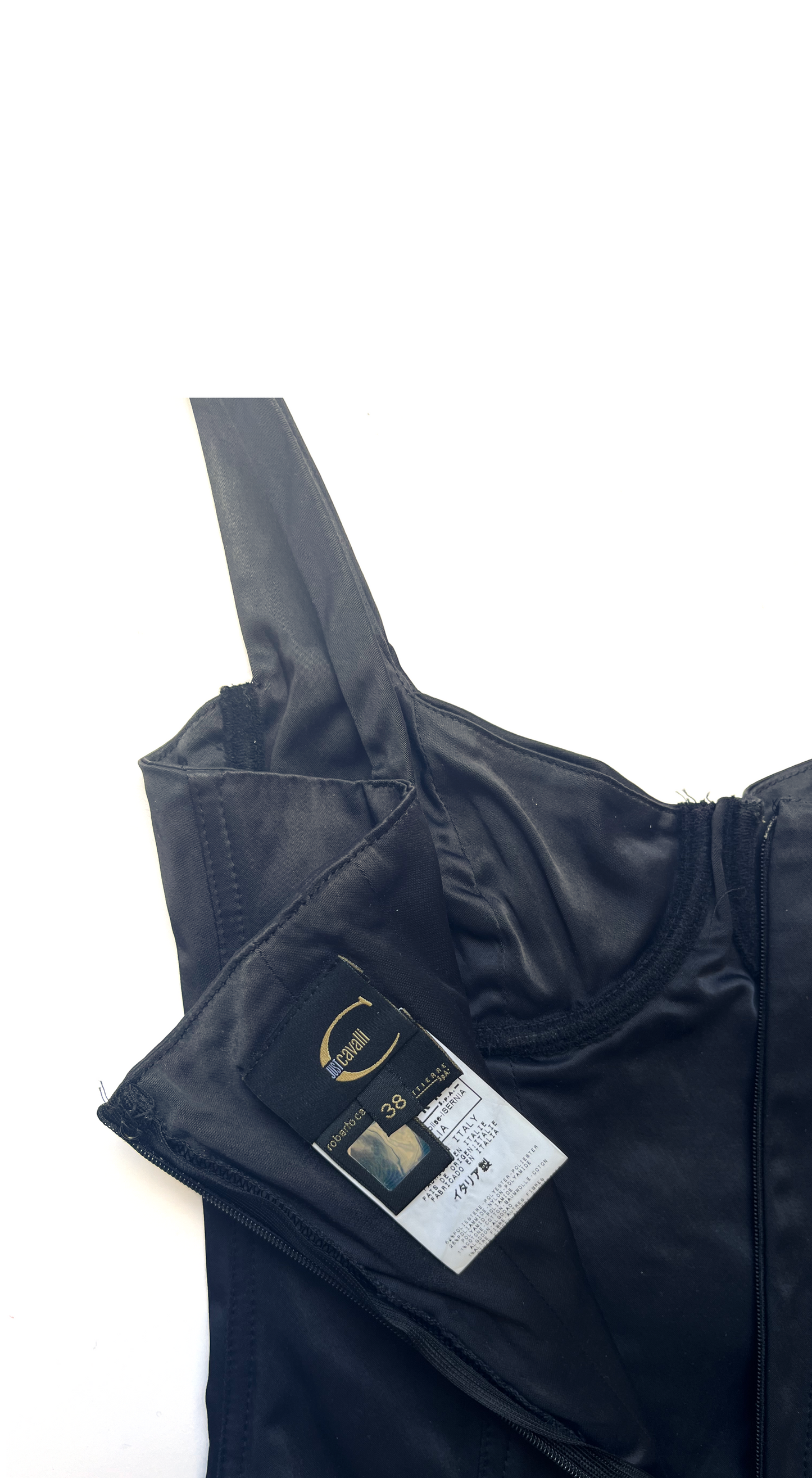 Roberto Cavalli 2000s Corset with Slit Dress