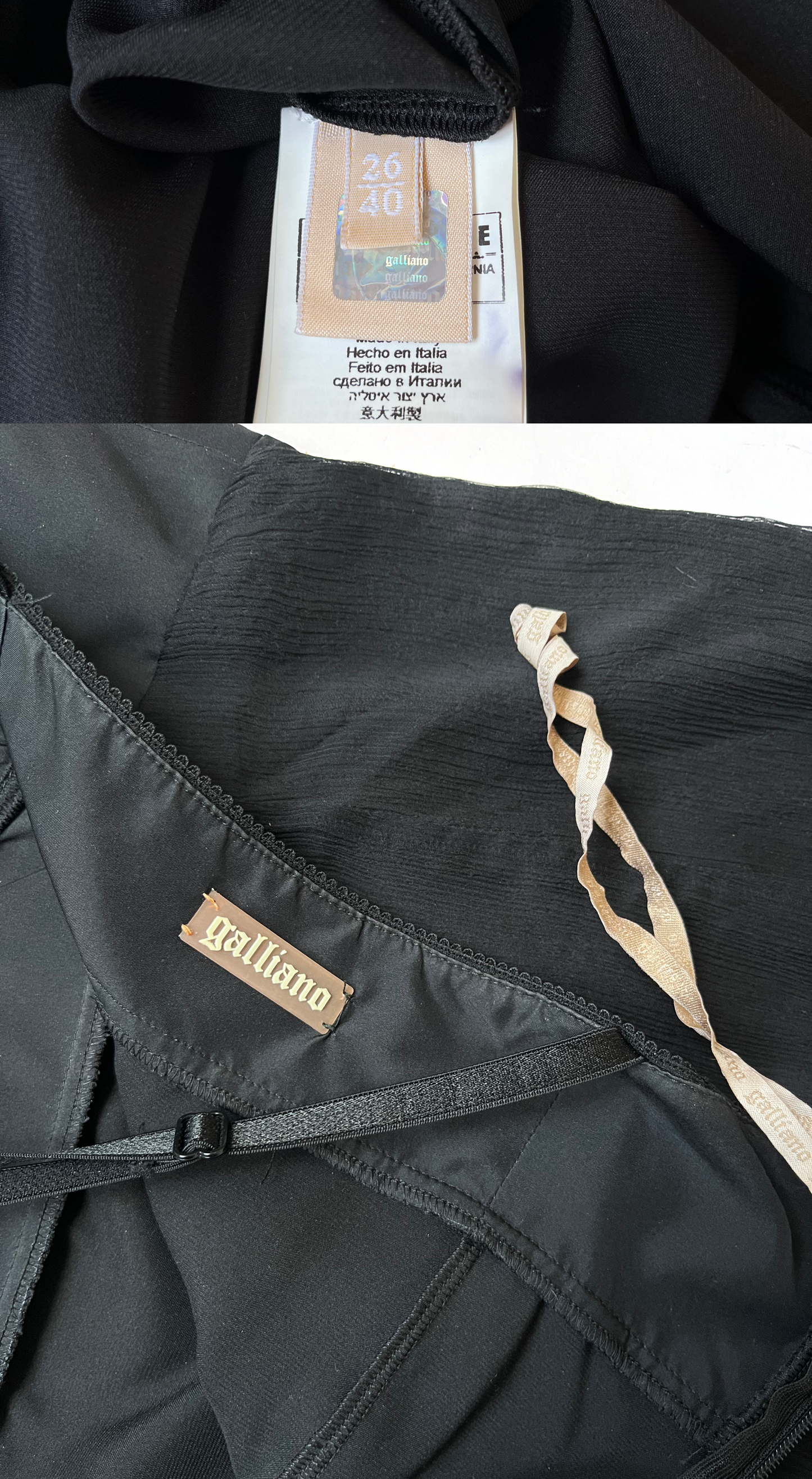 John Galliano 2000s Silk Balconette Dress