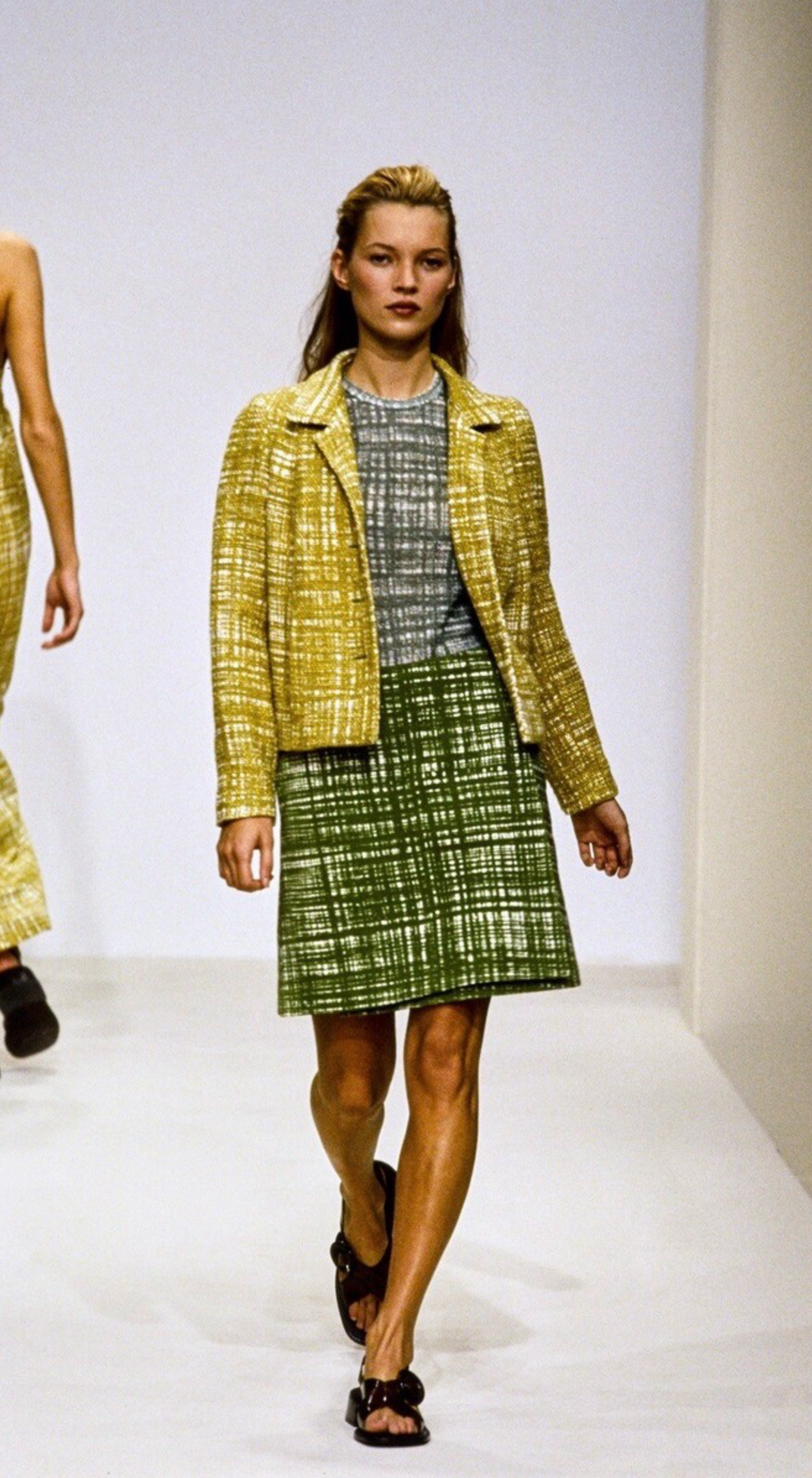 Prada ~ Tweed Bouclé Dress SS 1996 “Ugly Chic” Runway