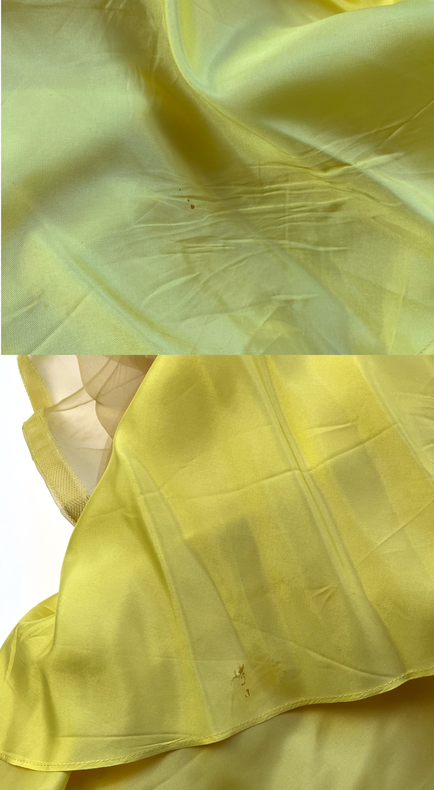 Betsey Johnson ~ 2000s Vintage Betsey Johnson Yellow Strapless Tulle Dress