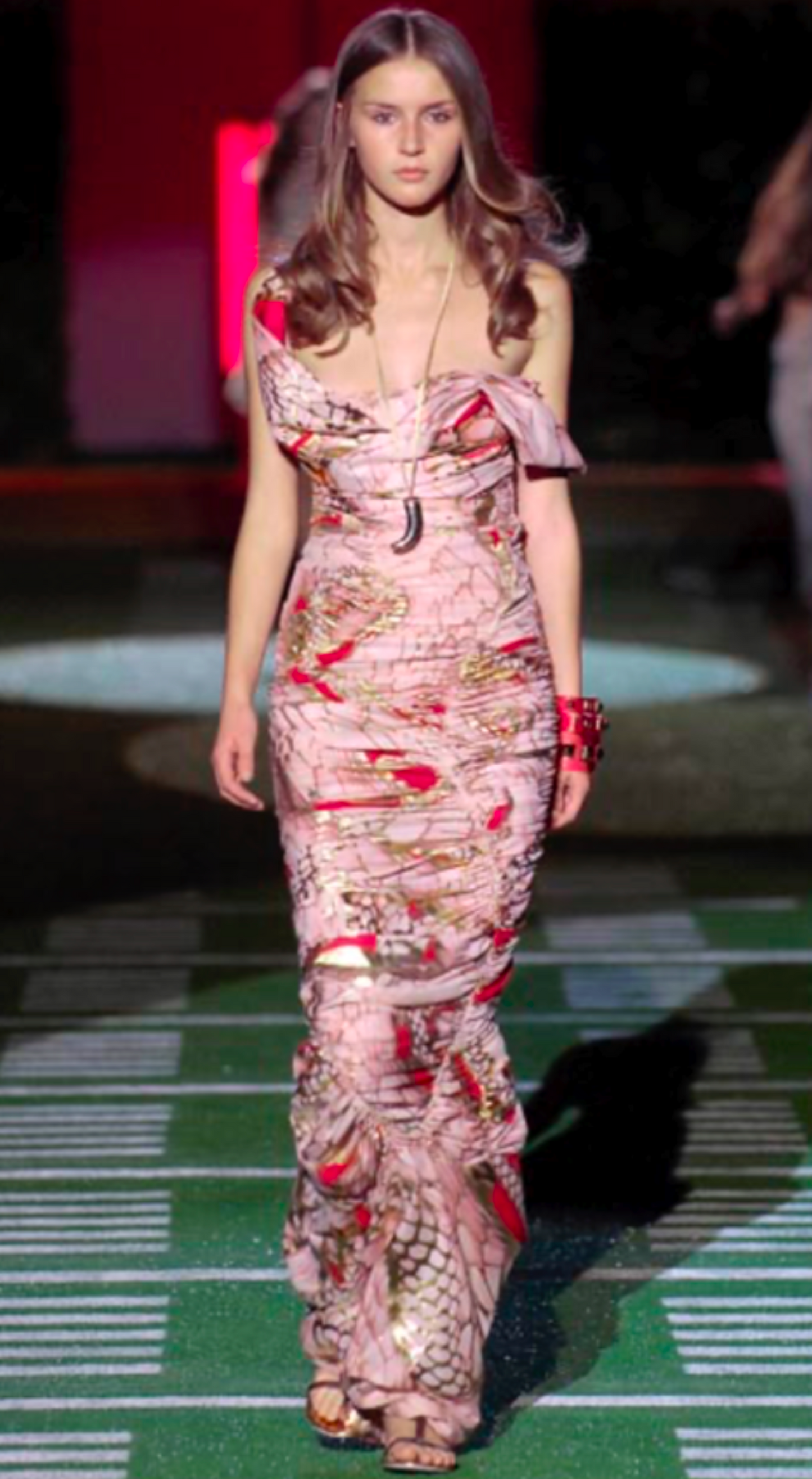 Roberto Cavalli ~ Runway SS 2007 Silk Mermaid Dress