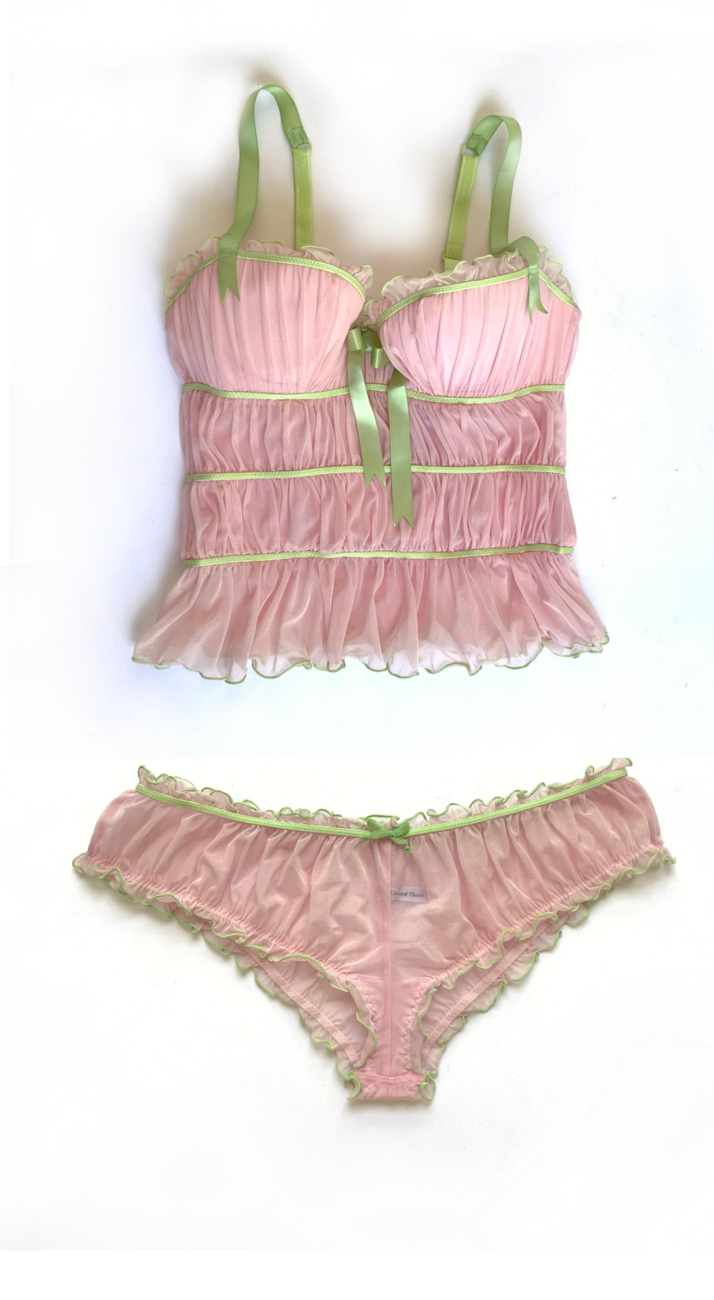 Chantal Thomass ~ F/W 2006 Romantic Powder Pink Corset Set