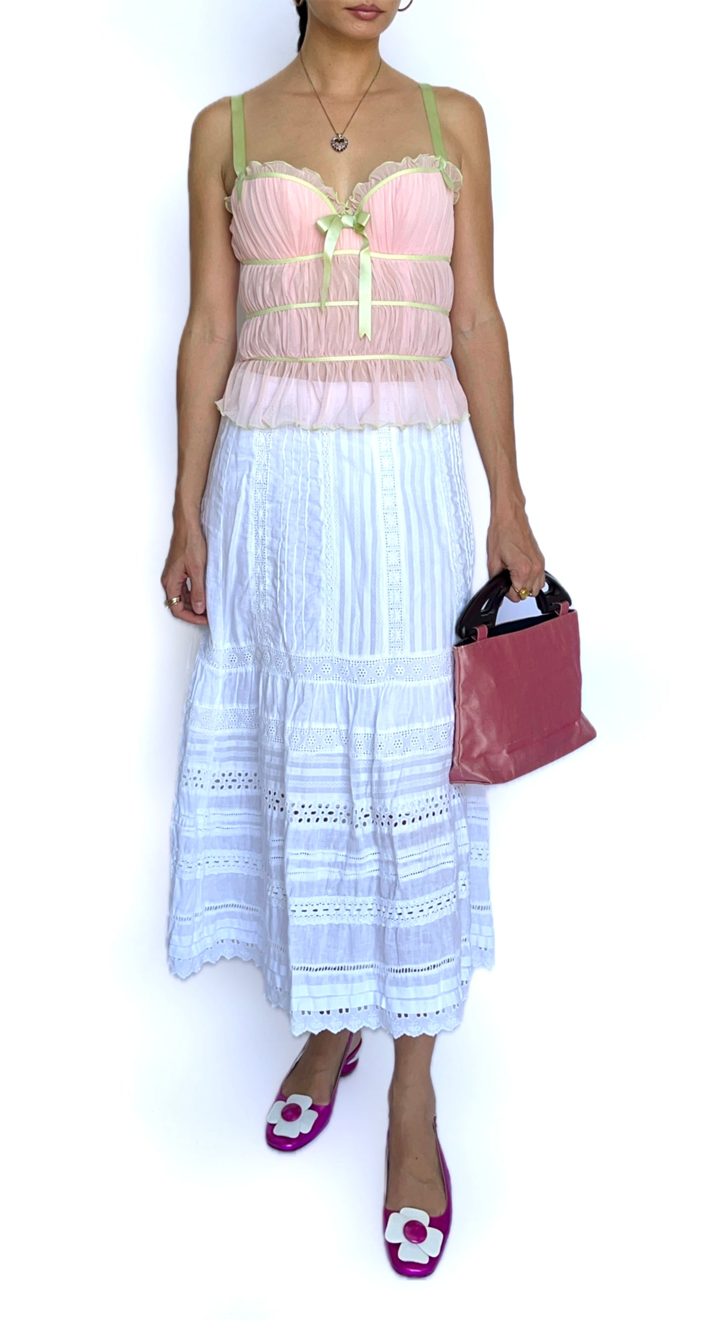 Chantal Thomass ~ F/W 2006 Romantic Powder Pink Corset Set