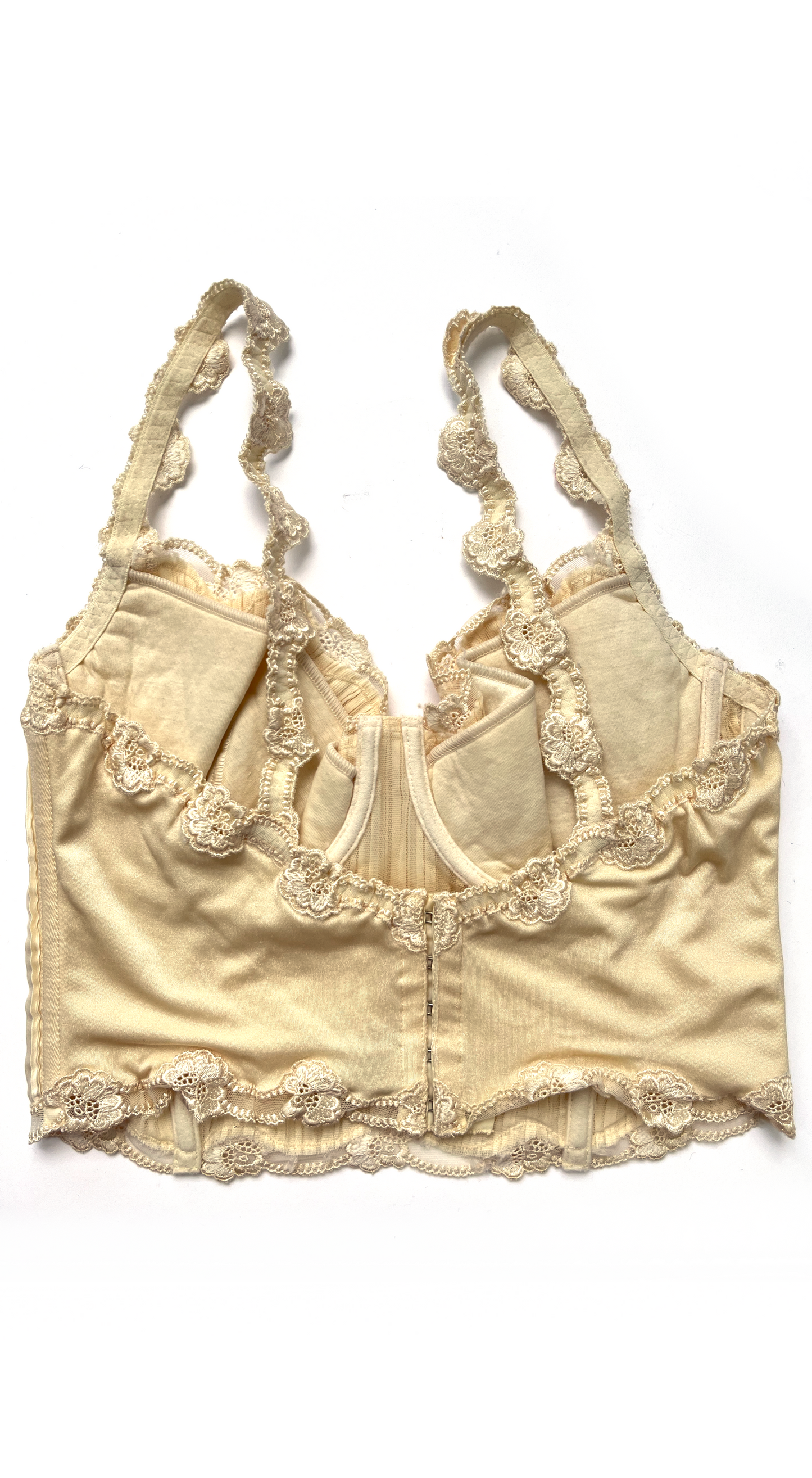La Perla ~ SS 1996 Luxurious Pleated Creme Corset