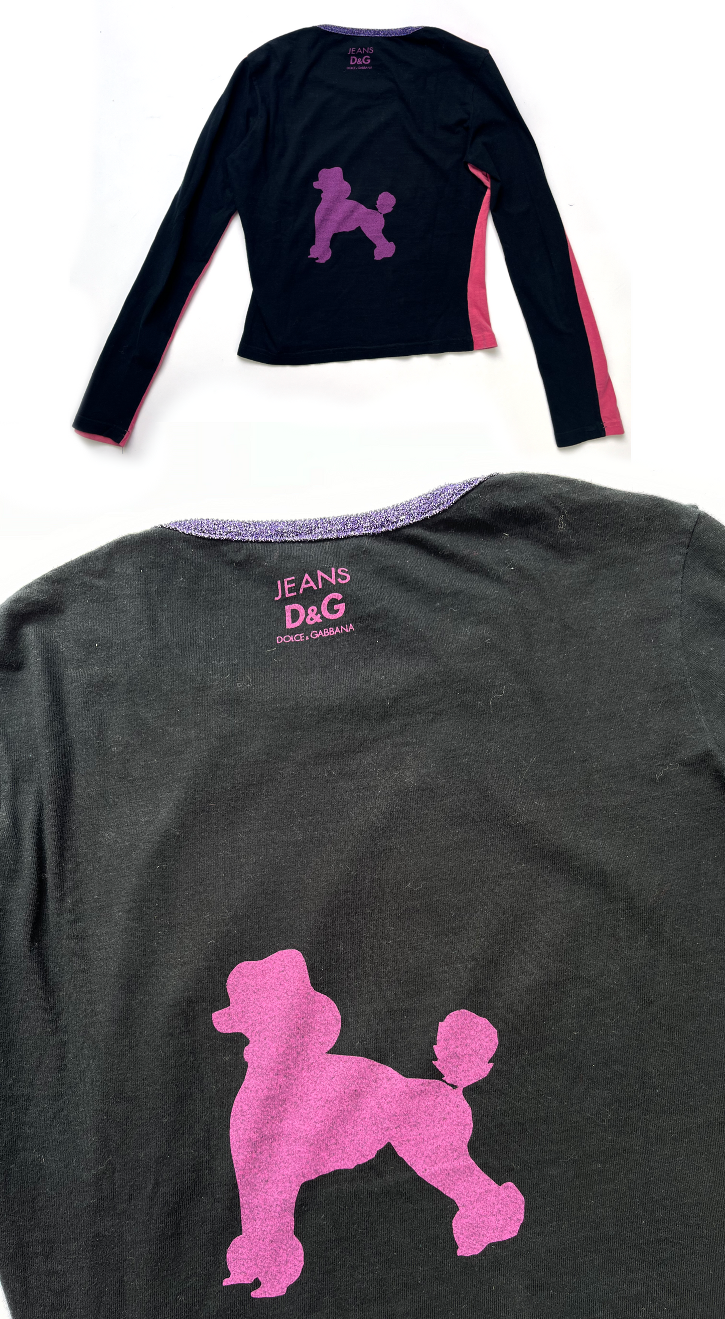 Dolce & Gabbana ~ 1990s Pink Weird Shirt