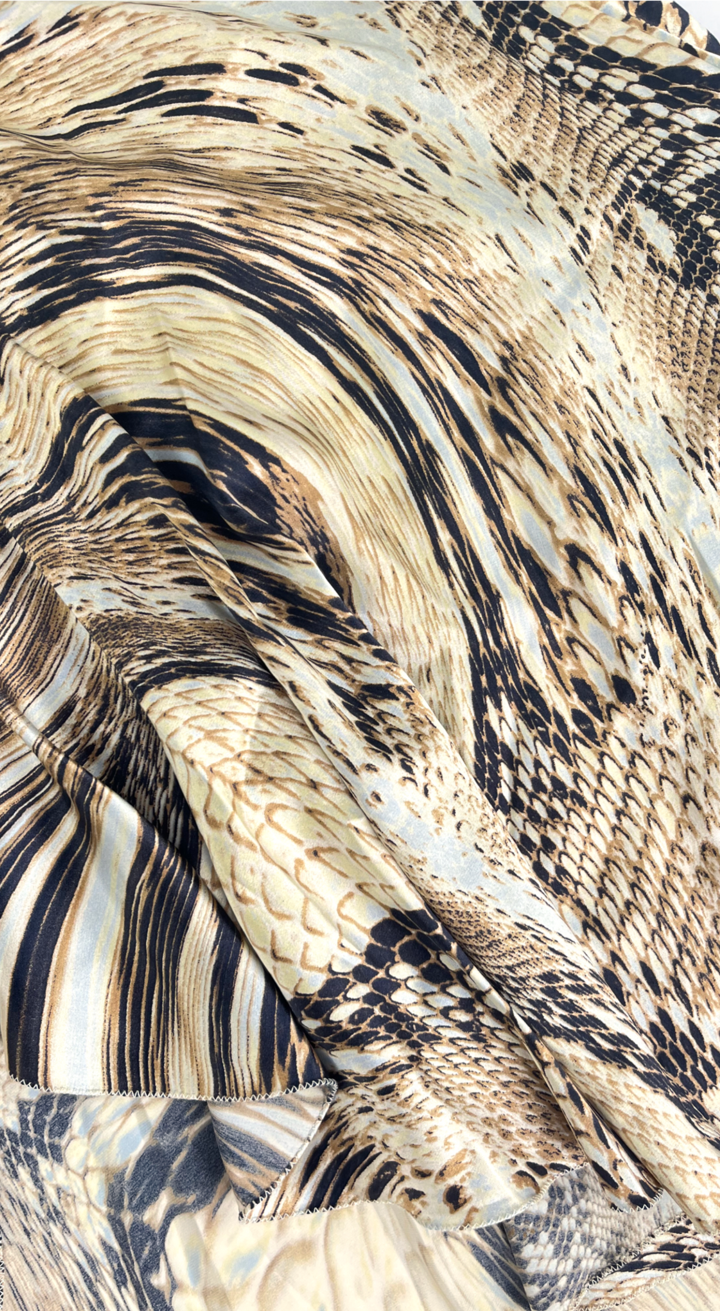Roberto Cavalli ~ SS 2007 Silk Snake Print Dress