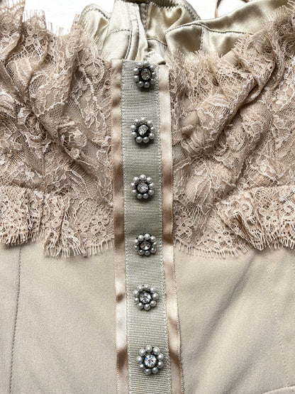 Dolce & Gabbana 2006 Britney Spears Awards Beige Dress
