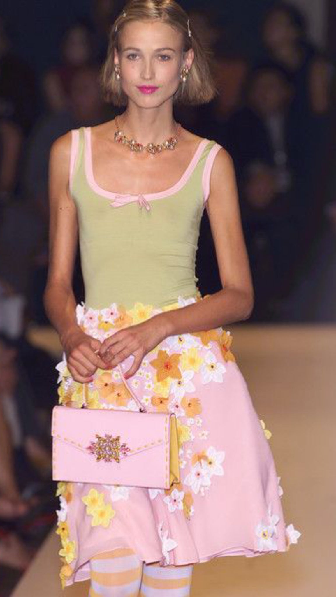 Moschino SS 2001 Silk Set