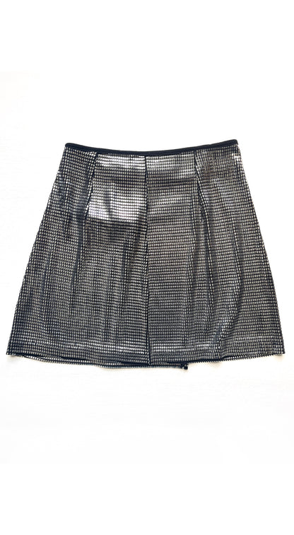 Paco Rabanne 1990s Silver Mini Skirt
