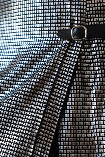 Paco Rabanne 1990s Silver Mini Skirt