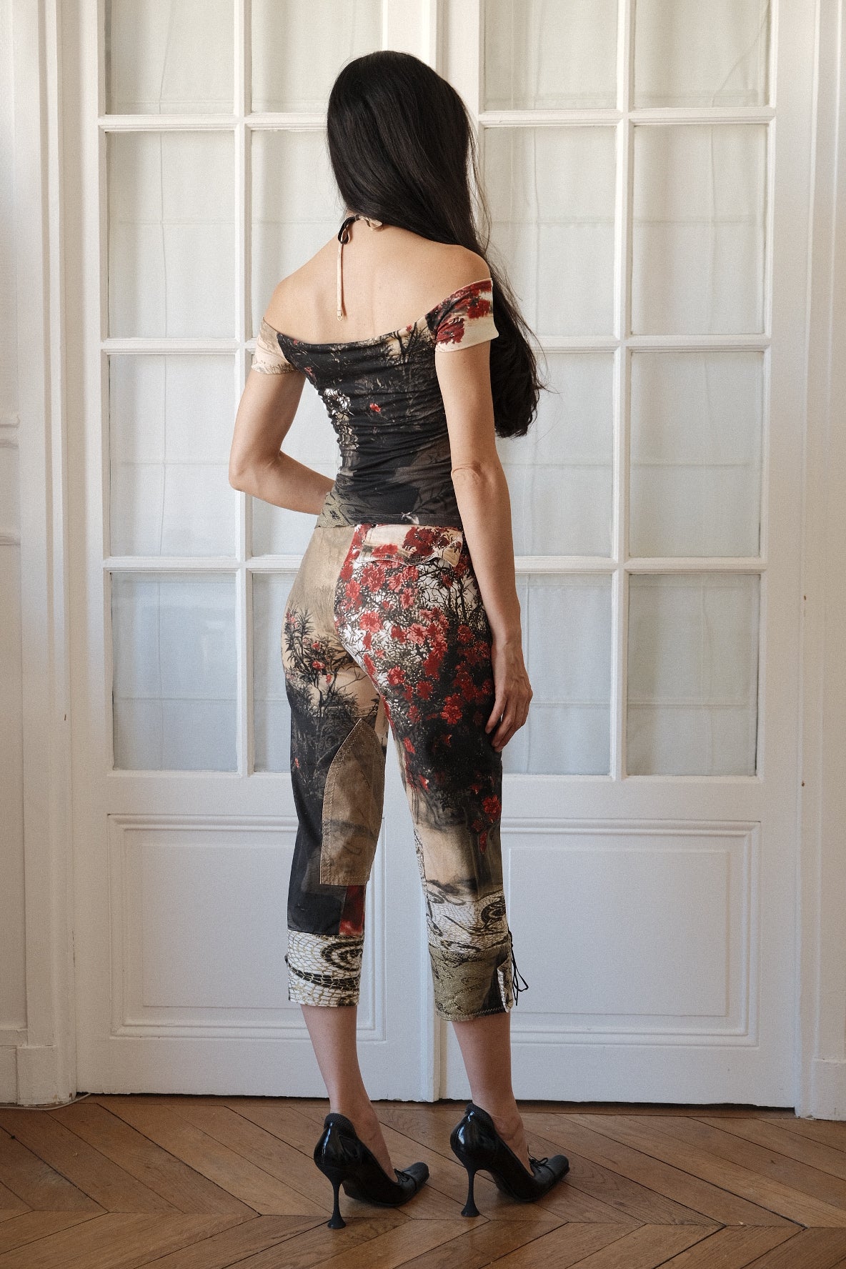 Roberto Cavalli ~ SS 2004 rare set caprice + top (S-M)