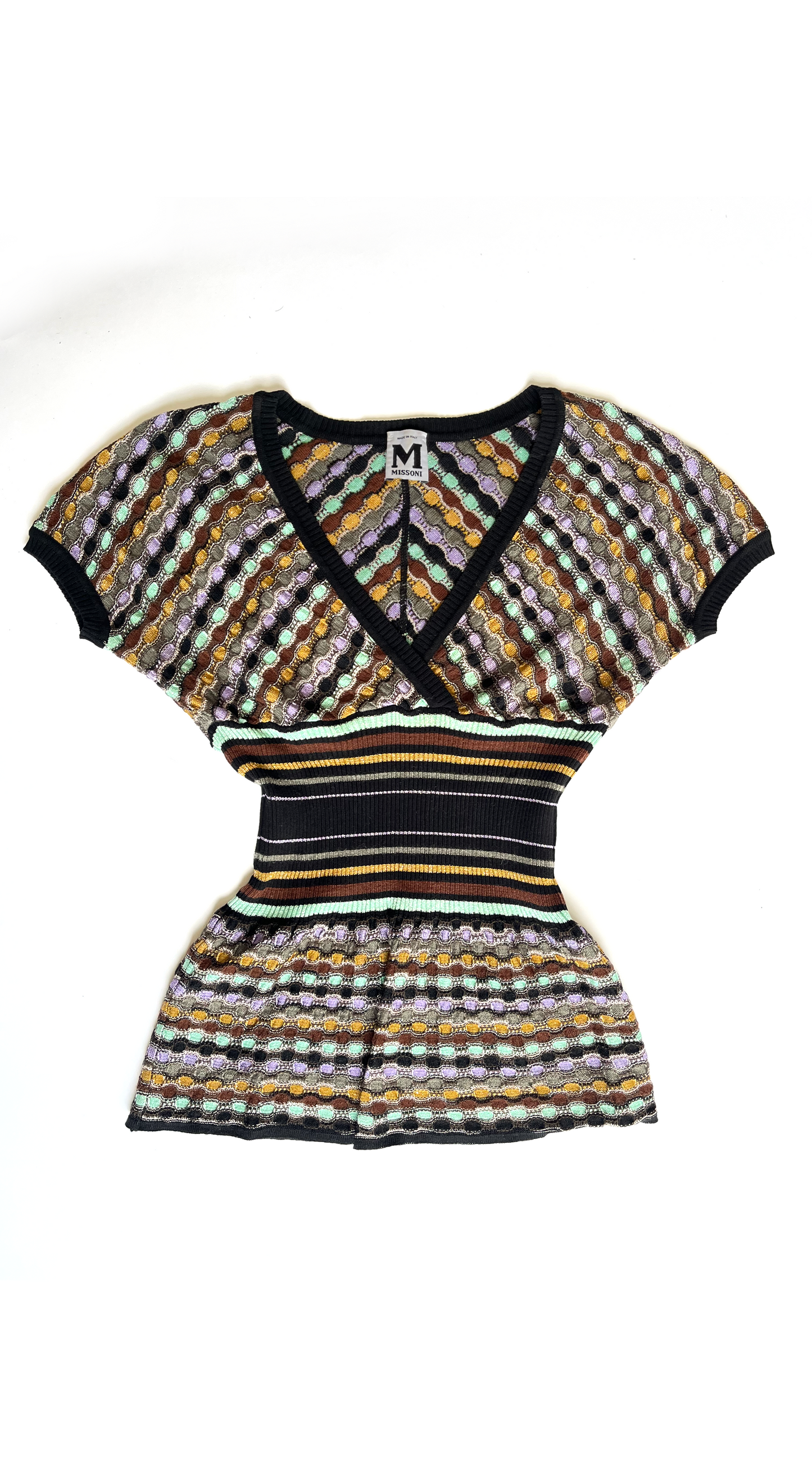 MISSONI ~ Vintage Knitted Top & Skirt Co-ord Set