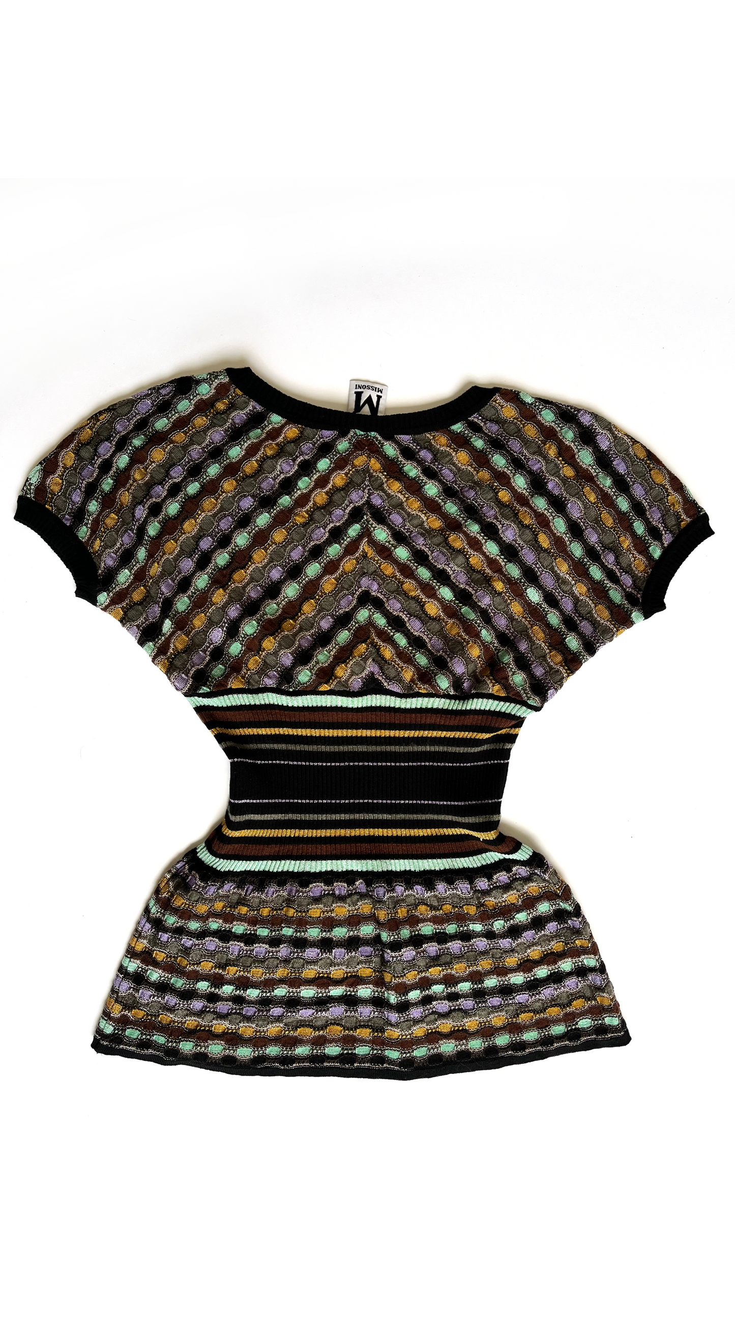 MISSONI ~ Vintage Knitted Top & Skirt Co-ord Set