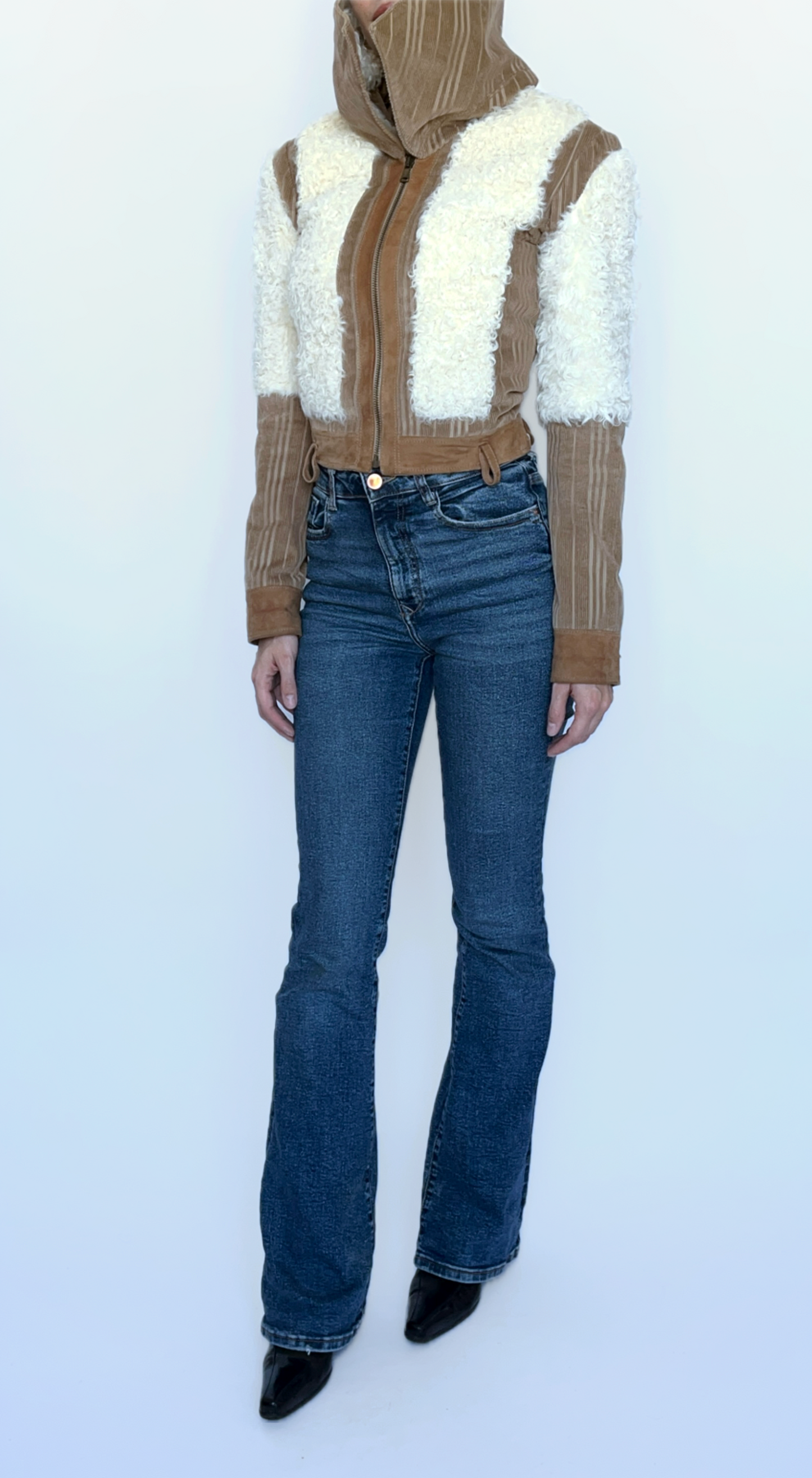 Dolce & Gabbana ~ Vintage Camel Shearling Fur Jacket