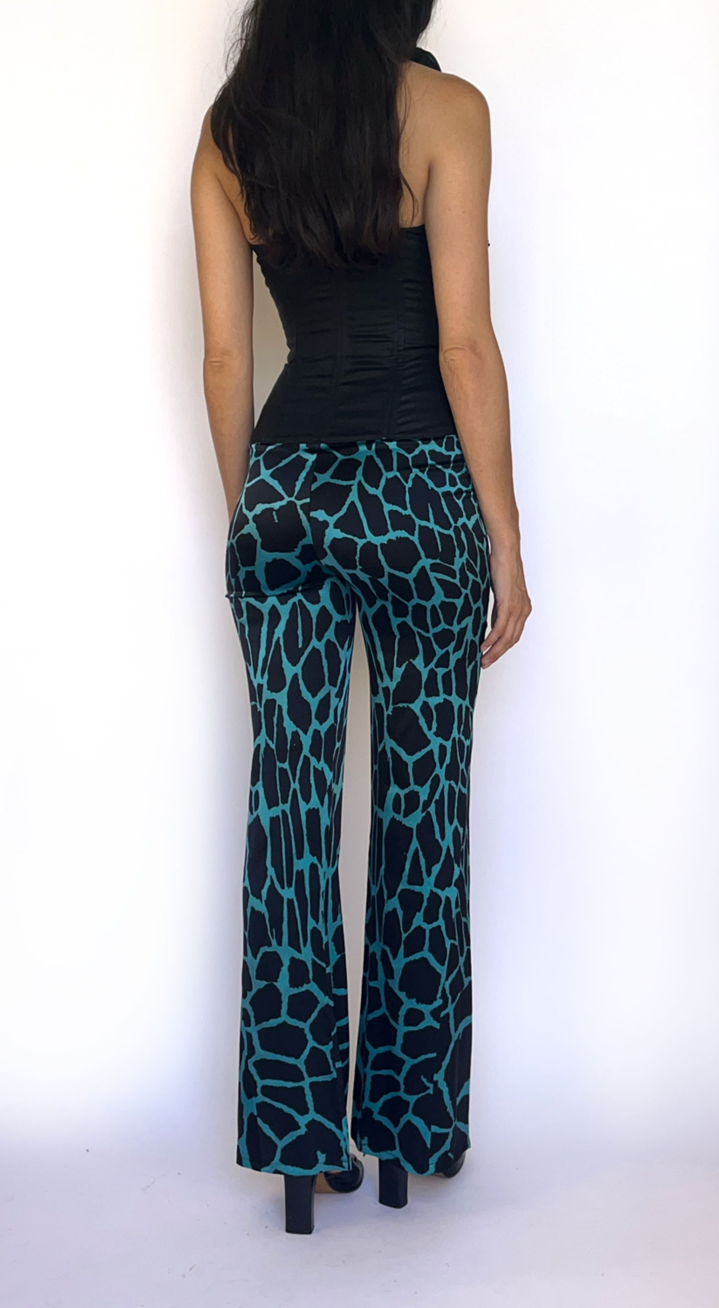 Roberto Cavalli ~ F/W 2000 Silk Giraffe Print Pants