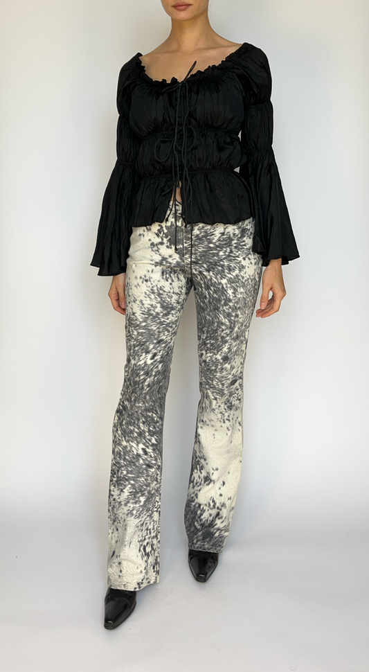 Roberto Cavalli ~ F/W 1999 Horse Fur Pattern Print Pants 