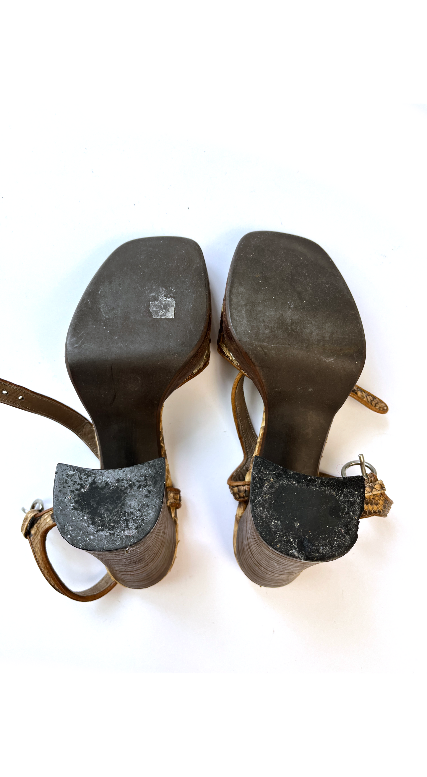 MIU MIU F/W 1996 Patchwork Leather Heels