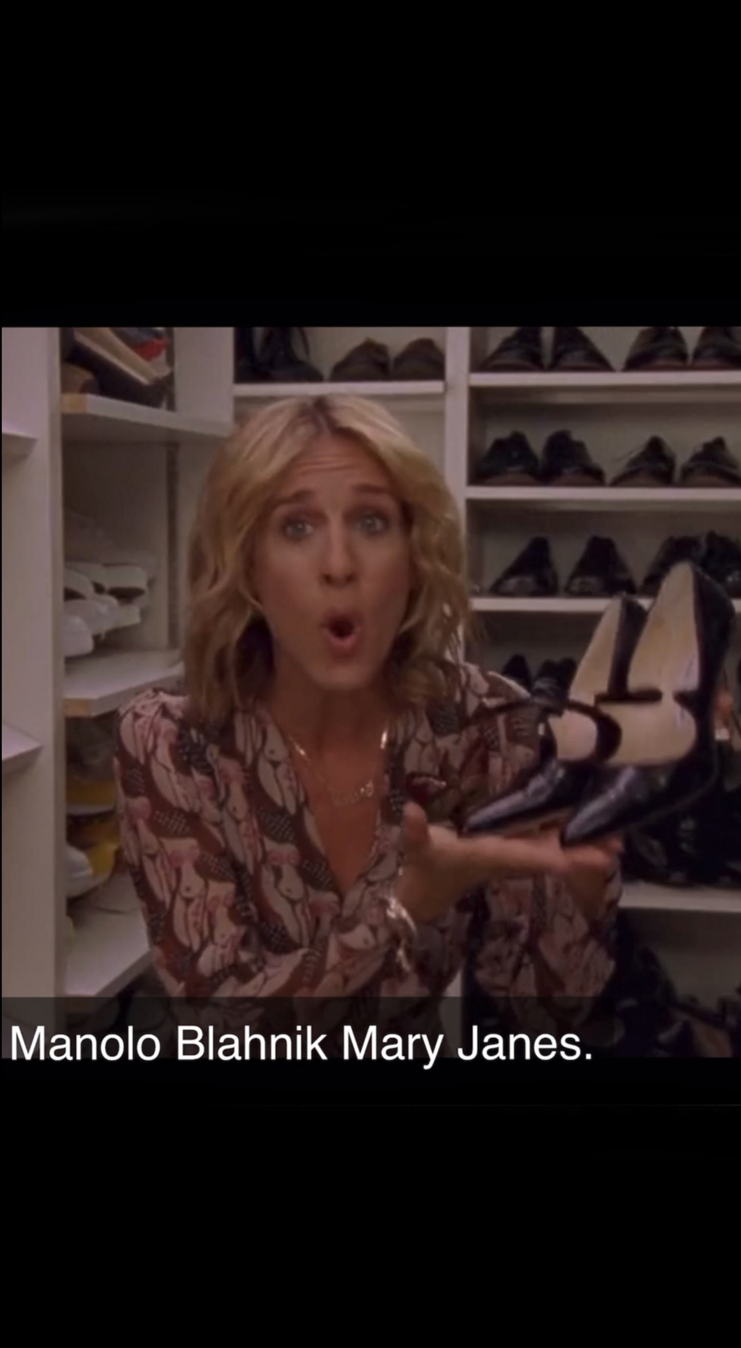 Manolo Blahnik ~ Black Patent Leather Mary Janes 