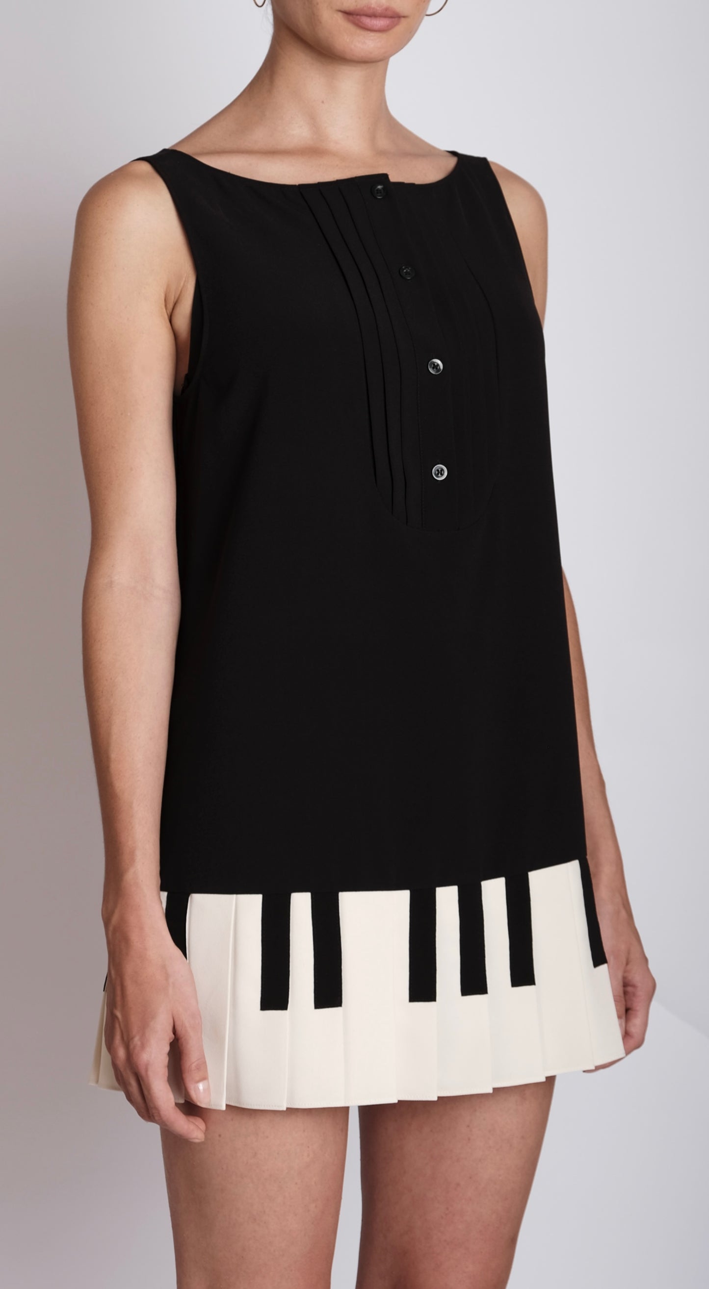 Moschino ~ 1990s The Nanny Piano Mini Dress