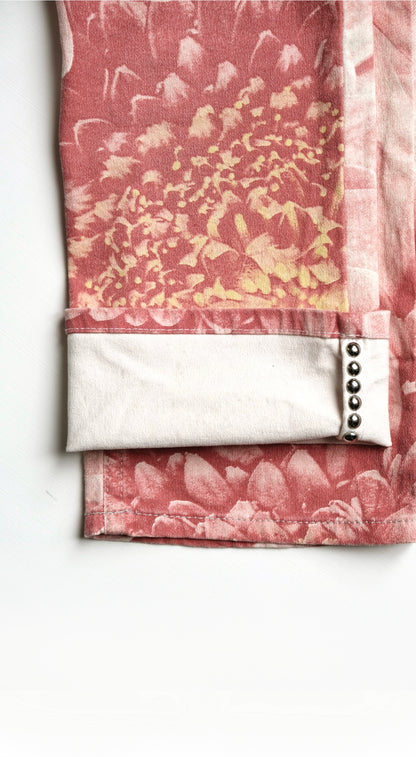 Roberto Cavalli ~ S/S 2000 Set Rosa Floral Pants and Top Set