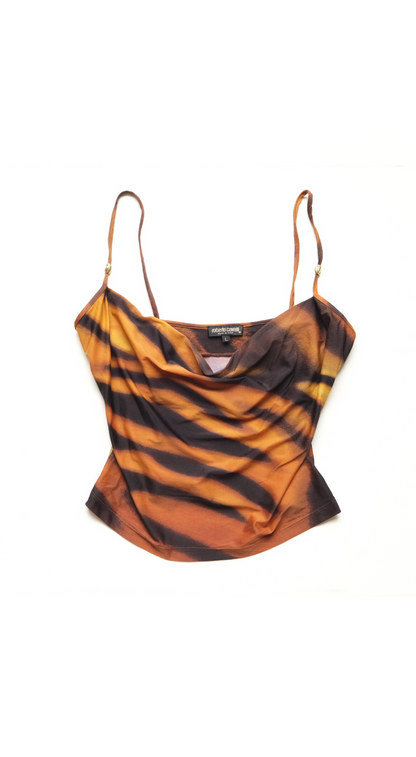 Roberto Cavalli ~ FW 2000 Tiger Print Top