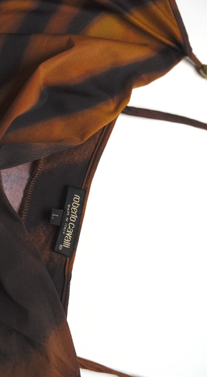 Roberto Cavalli ~ FW 2000 Tiger Print Top