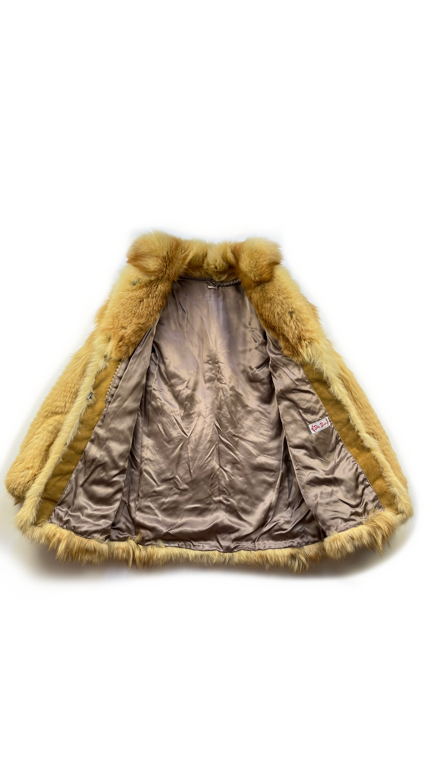 Betty Barclay ~ Vintage Beige-Brown Fur Coat