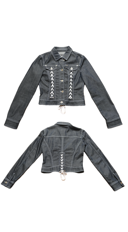 Dolce & Gabbana ~ 2000s Denim Jacket & Capri Pants Set