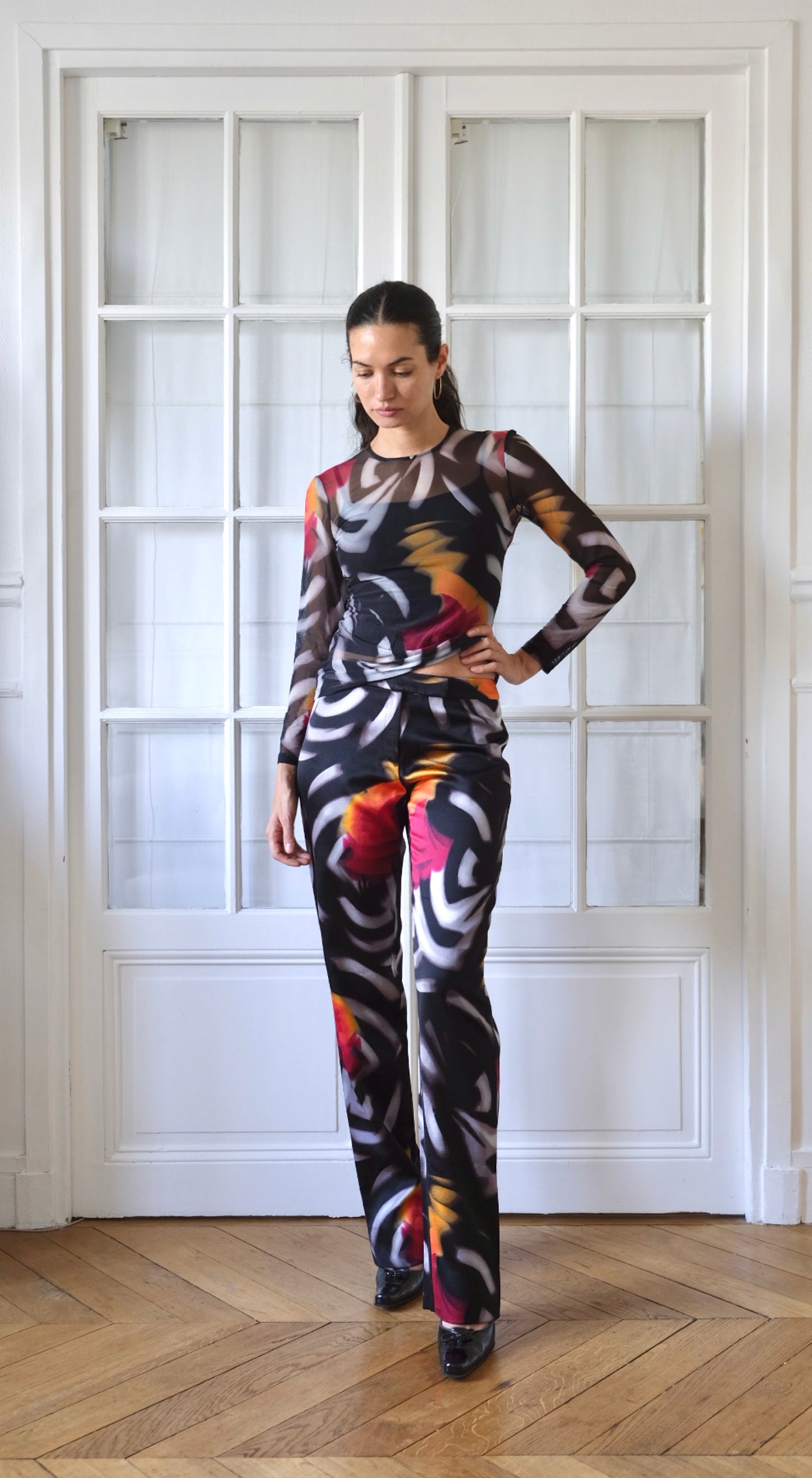 Gianni Versace ~ Runway Fall/Winter 1999 Abstract Trouser and Top Set