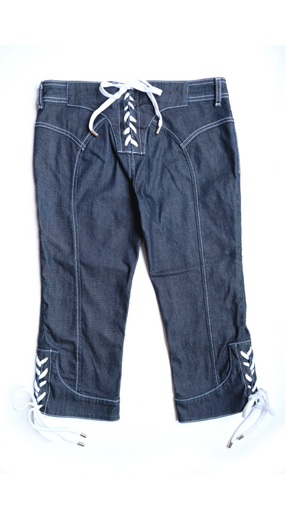 Dolce & Gabbana ~ 2000s Denim Jacket & Capri Pants Set